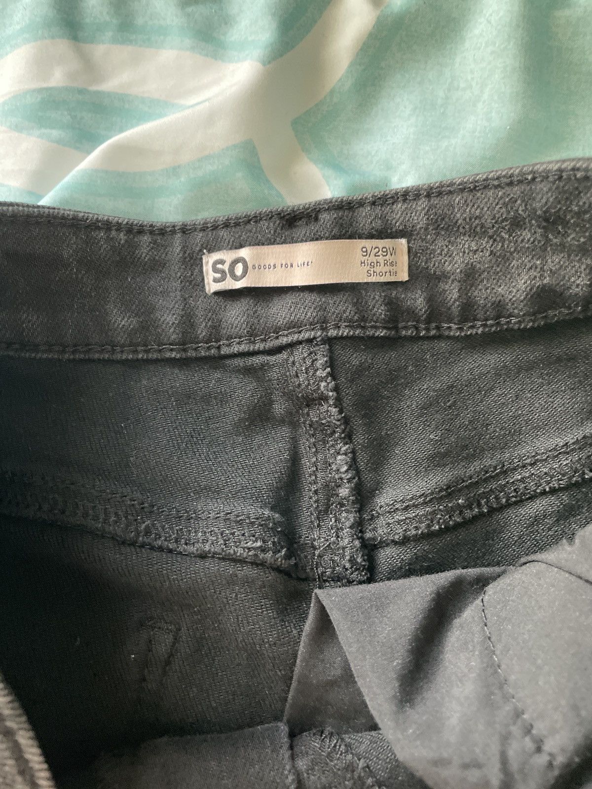 Sonoma Sonoma Black Denim Shorts Size 28" / US 6 / IT 42 - 2 Thumbnail