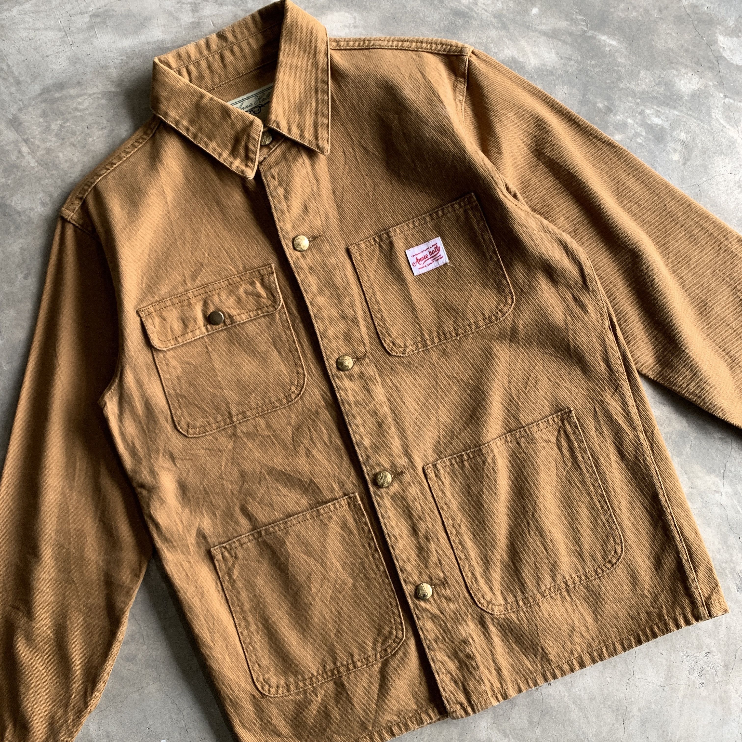 Japanese Brand × Vintage Rare Annie Hall Heavy Canvas Chore Coat Size US L / EU 52-54 / 3 - 2 Thumbnail