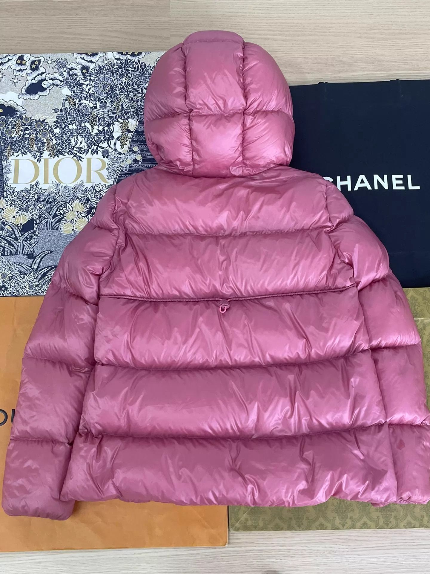 Moncler Moncler Chambon Pink Hooded Down Jacket Women's Size 2 Size XS / US 0-2 / IT 36-38 - 3 Thumbnail