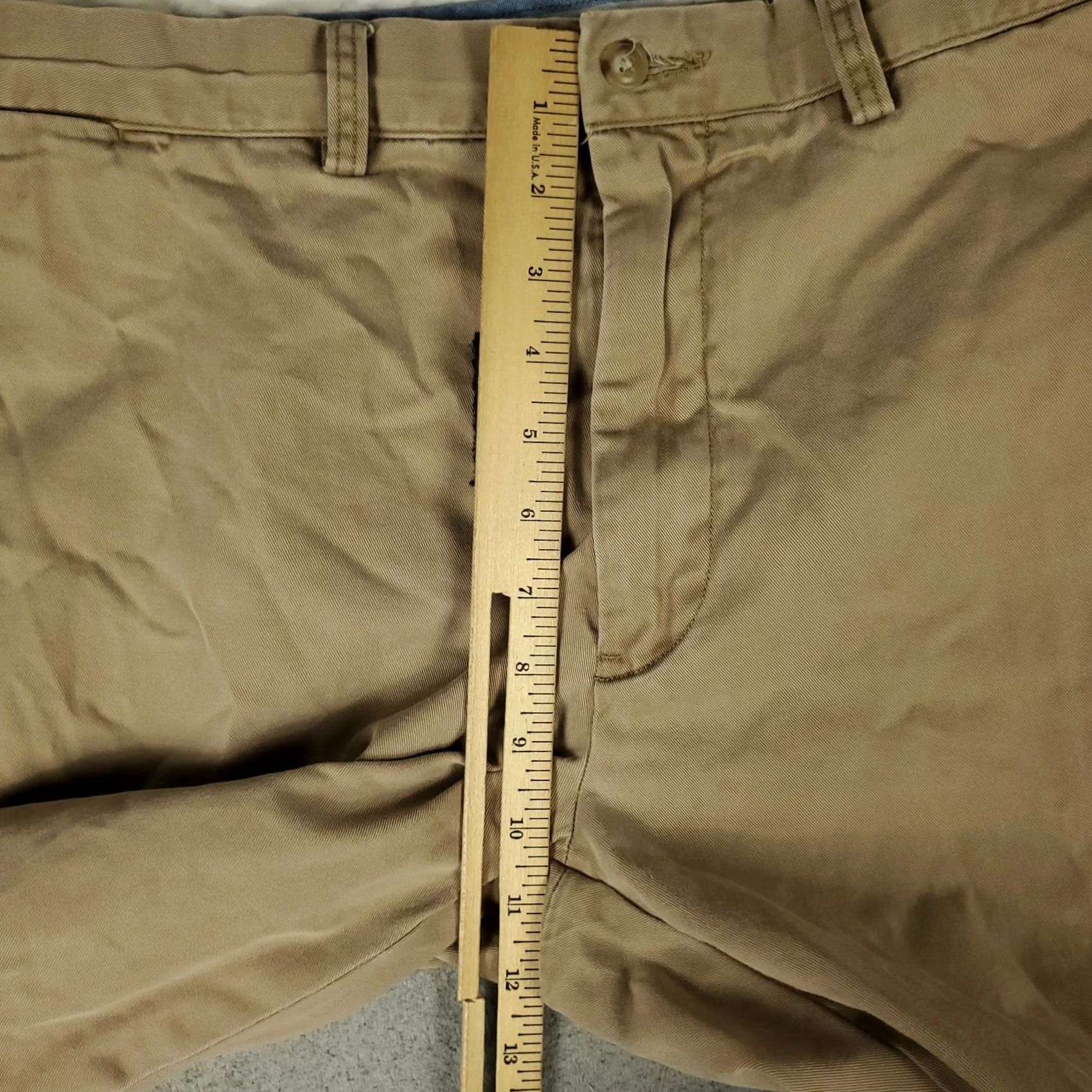 Ralph Lauren Ralph Lauren Pants Mens 42x30 Beige Flat Front Chino Trousers Regular Fit Front Pocket Straight Leg Casual Dress Pants Mens Beige Ralph Lauren Pants Size US 42 / EU 58 - 4 Thumbnail