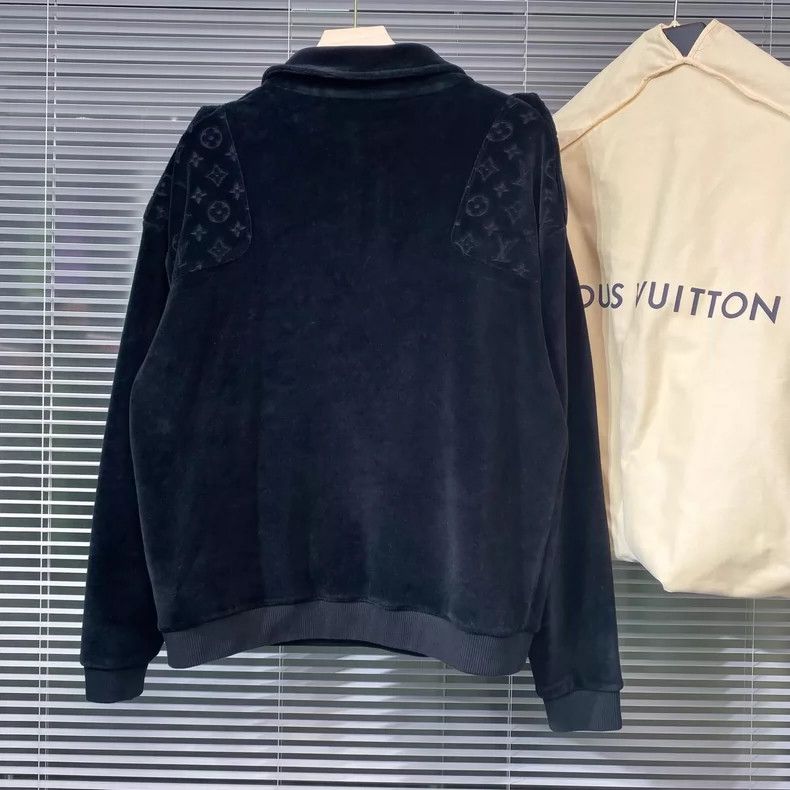 Louis Vuitton LOUIS VUITTON Velour Half Zip Jacket 2504-Nextarrow Size US S / EU 44-46 / 1 - 2 Thumbnail