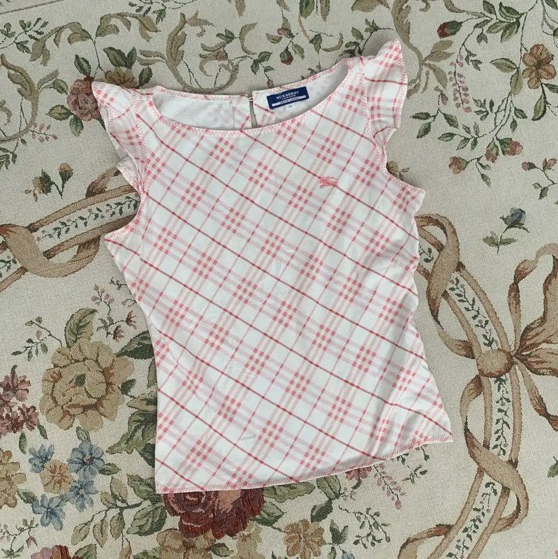 Burberry Burberry Pink Cotton Women's T-Shirt Size M Size M / US 6-8 / IT 42-44 - 1 Thumbnail