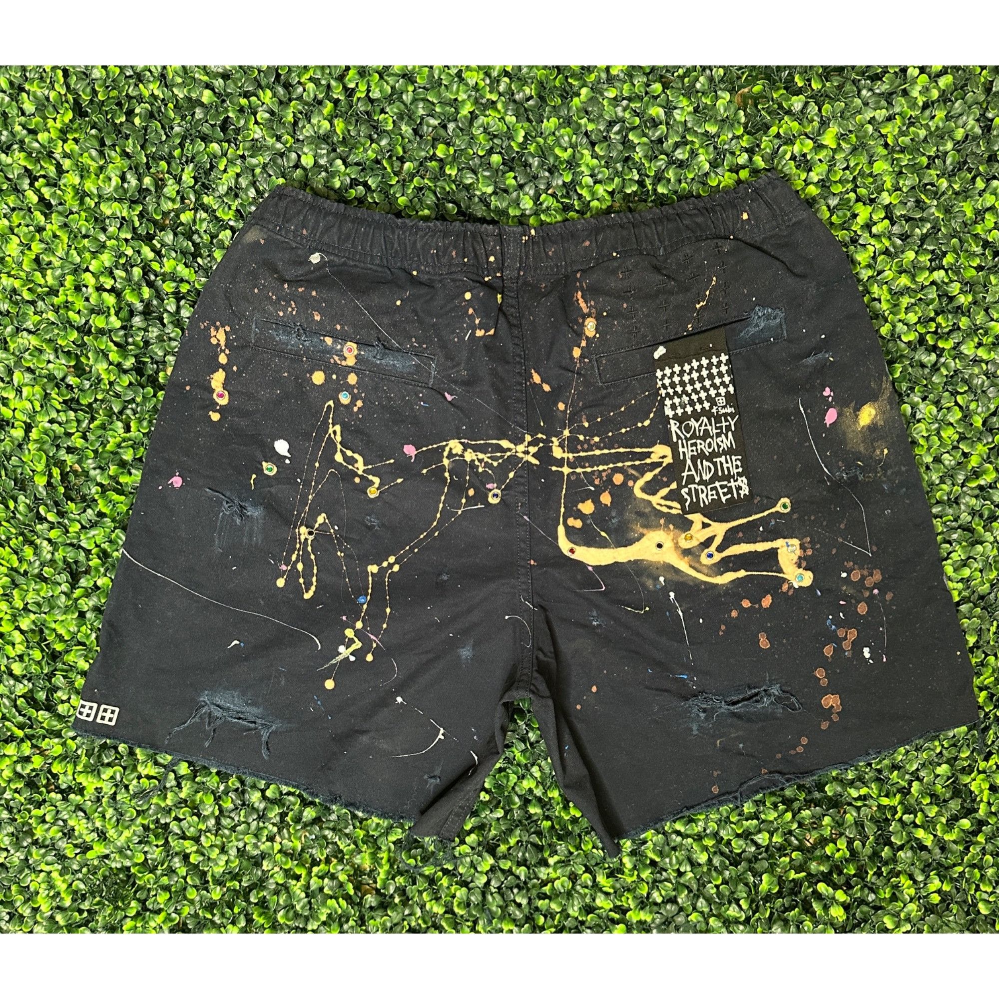 Ksubi DRO Lab LTD Custom 1/1 ART x Ksubi Shorts Size US 36 / EU 52 - 7 Thumbnail
