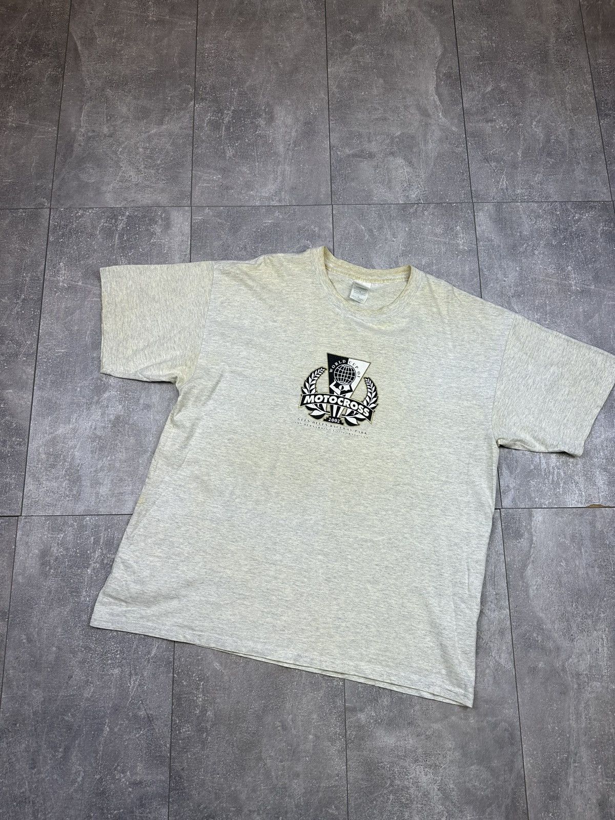 Other Motocross 2002 World Cup Overprint Logo Distressed Tee Size US XL / EU 56 / 4 - 11 Thumbnail