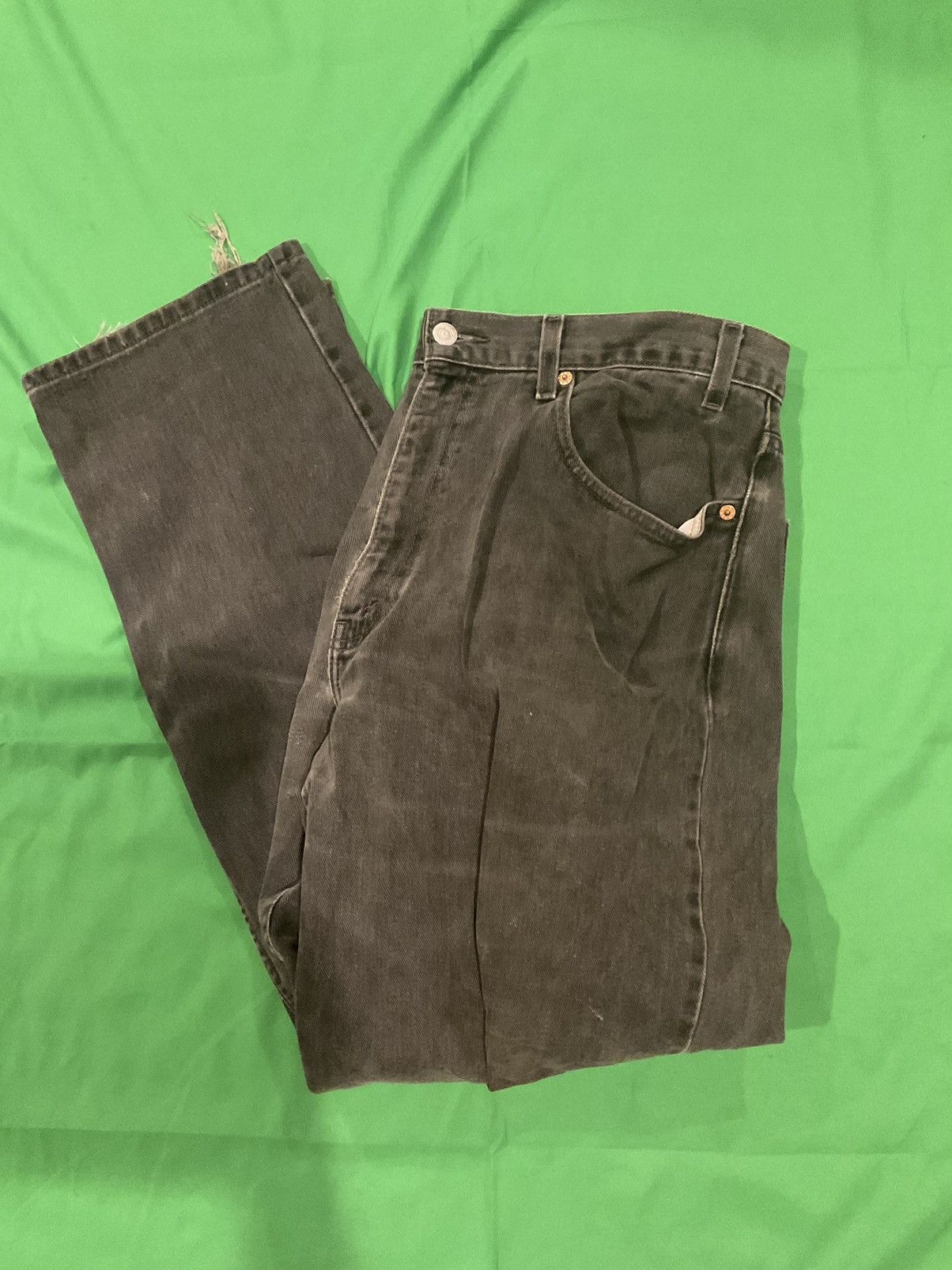 Levi's × Vintage Vintage Levi's 550 black and grey jeans Size US 32 / EU 48 - 1 Thumbnail