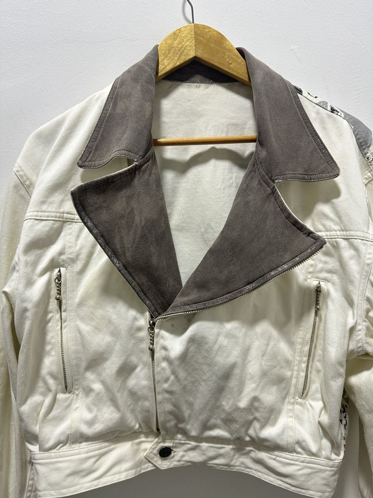 Designer × Japanese Brand Arrston Volaju Kohshin Satoh Pop Art Double Collar Jacket Size US M / EU 48-50 / 2 - 6 Thumbnail