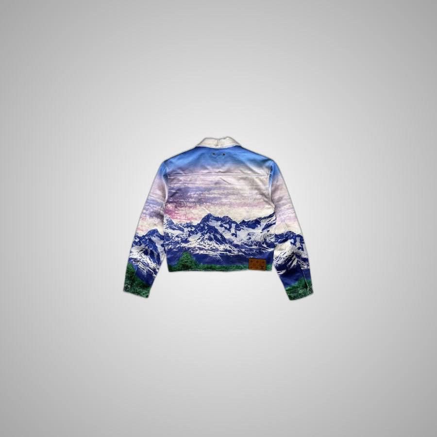 Louis Vuitton LOUIS VUITTON MULTICOLOR LANDSCAPE DENIM JACKET Size US L / EU 52-54 / 3 - 2 Thumbnail