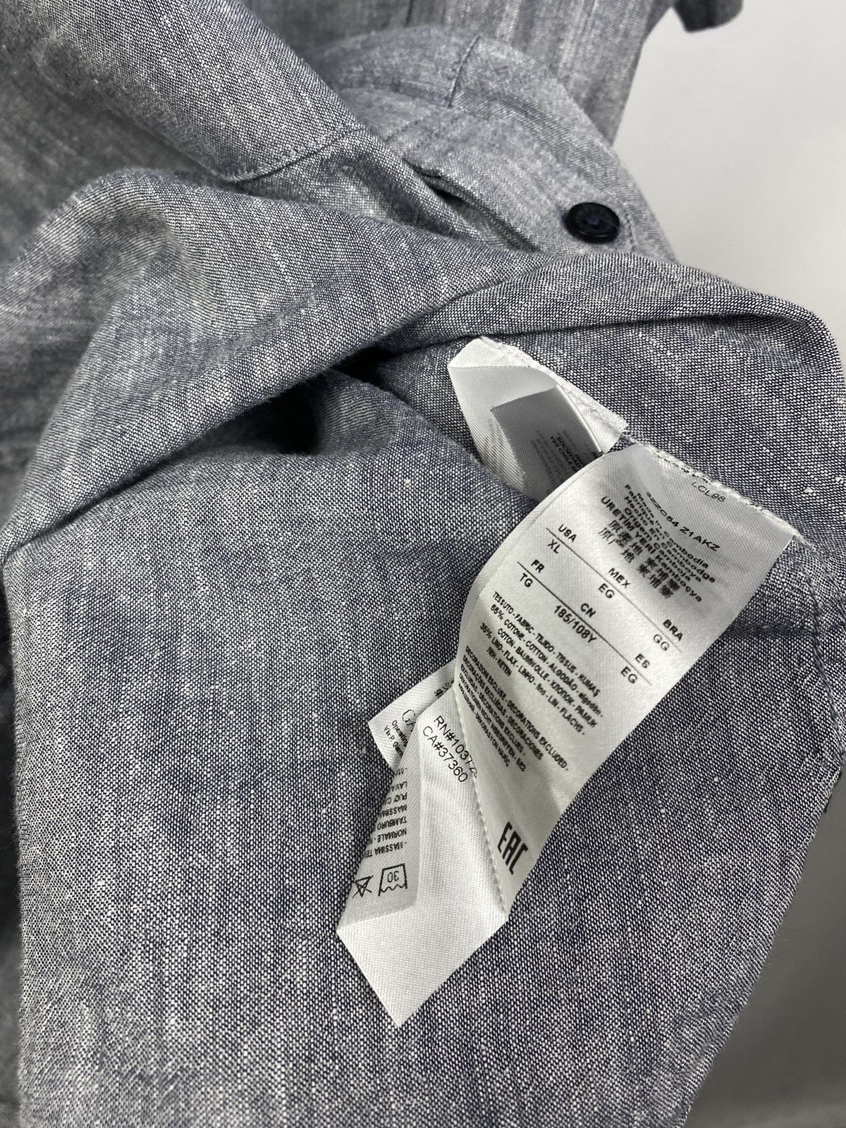 Armani × Vintage Avant Garde Armani Exchange luxury Y2K vintage short shirt Size US XL / EU 56 / 4 - 9 Thumbnail