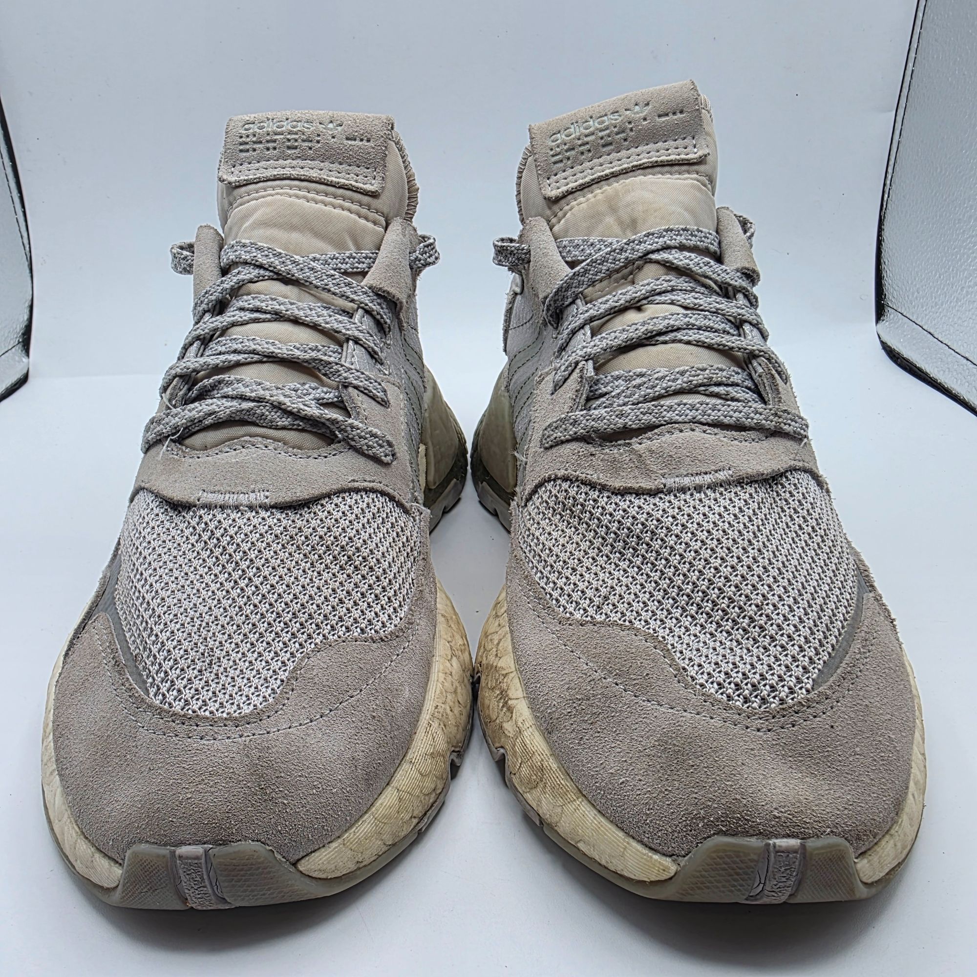 Adidas Adidas Nite Jogger Gold Metallic Boost EVM Mens Sise 9 Gray Size US 9 / EU 42 - 2 Thumbnail