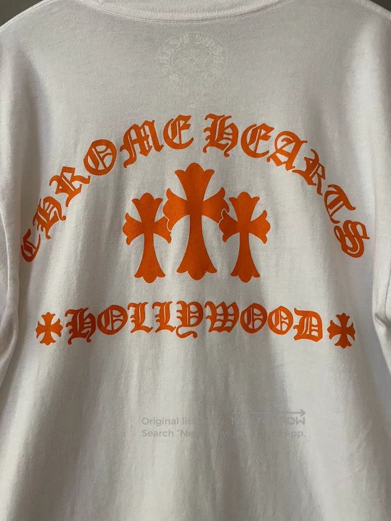 Chrome Hearts CHROME HEARTS Size M Orange three-cross short sleeve Size US M / EU 48-50 / 2 - 4 Thumbnail
