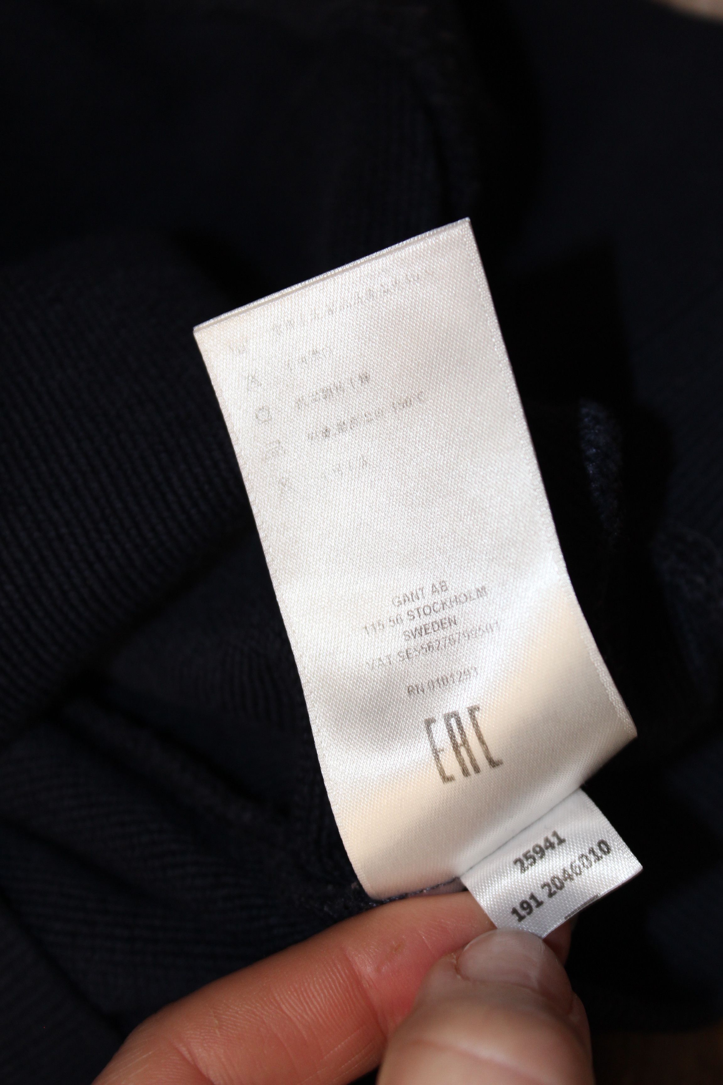 Gant Men's Gant Black Sweatshirt jumper Size M Size US M / EU 48-50 / 2 - 10 Thumbnail