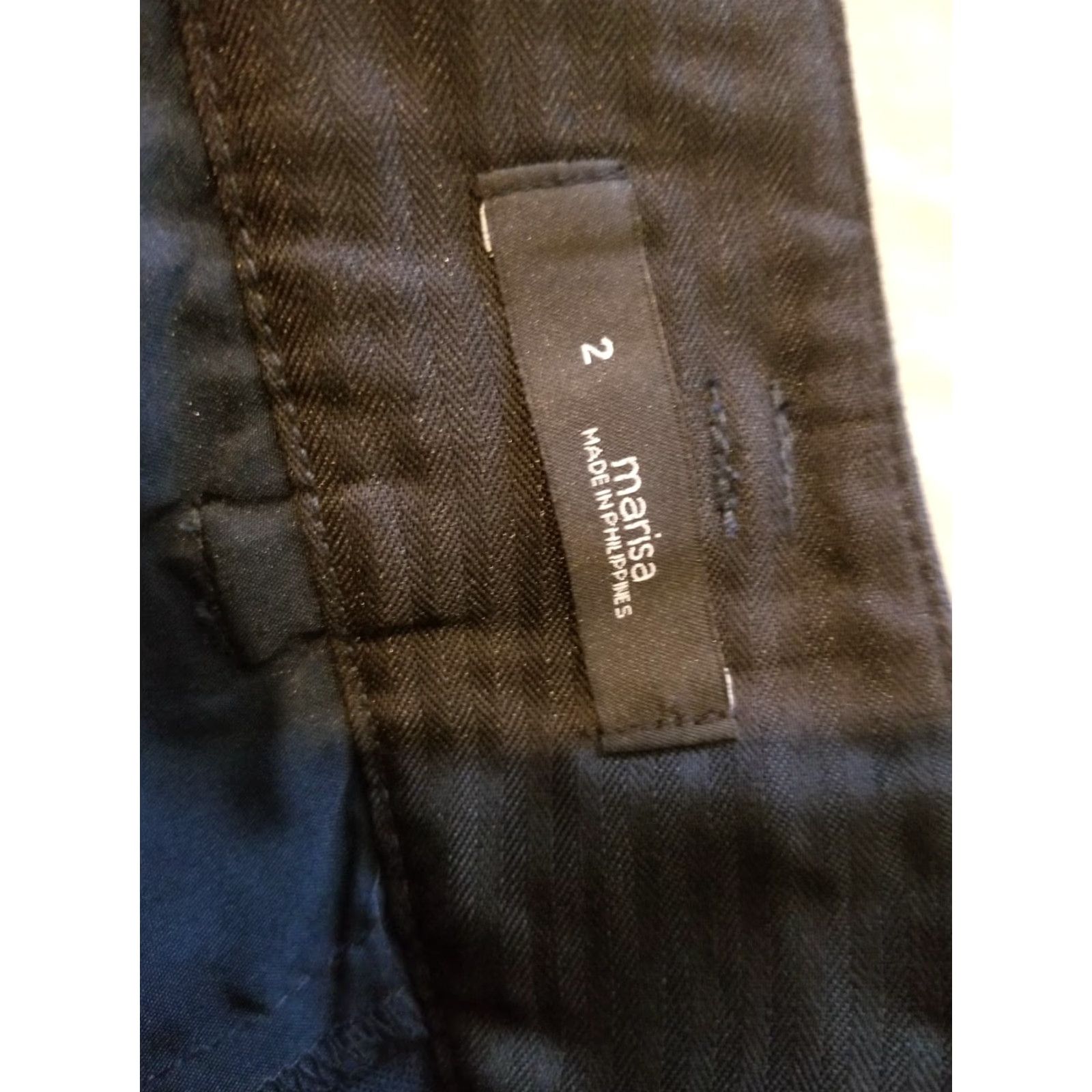 Ann Taylor Womens Ann Taylor Dress Pants Wool 2 Navy Blue Slacks Trouser Blue Womens Size 26" / US 2 / IT 38 - 5 Thumbnail