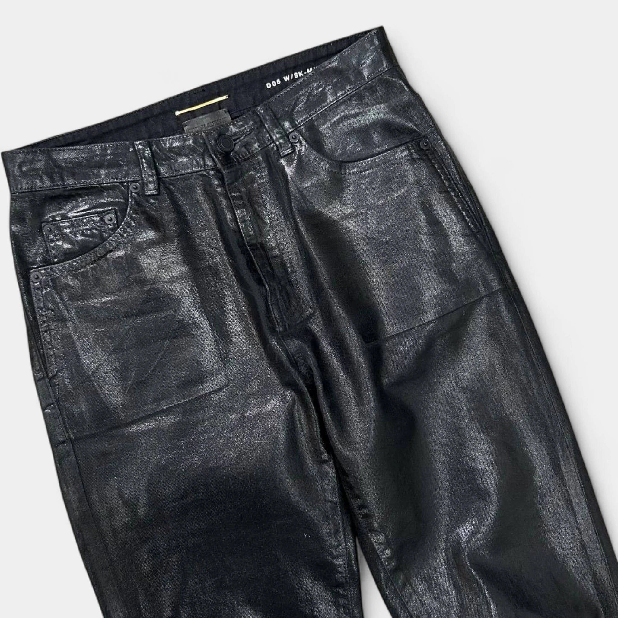 Saint Laurent Paris Saint Laurent Paris D05 Waxed Skinny Jeans Size US 28 / EU 44 - 2 Thumbnail