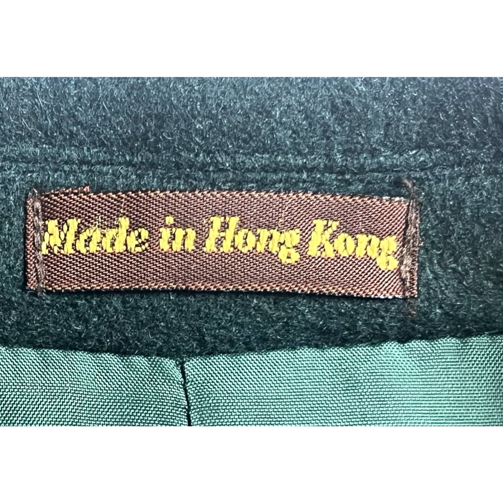 Vintage VINTAGE Structure Blazer Sport Coat Green Wool Cashmere Tweed Men Regular Size S Size 36R - 7 Thumbnail