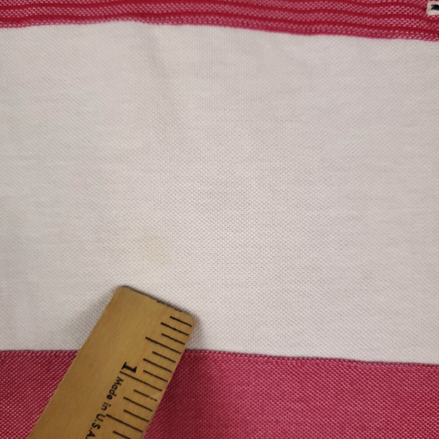 Vintage Penguin Polo Shirt Mens L Red/Pink Striped Polo Shirt Casual Short Sleeve Mens Size US L / EU 52-54 / 3 - 3 Thumbnail