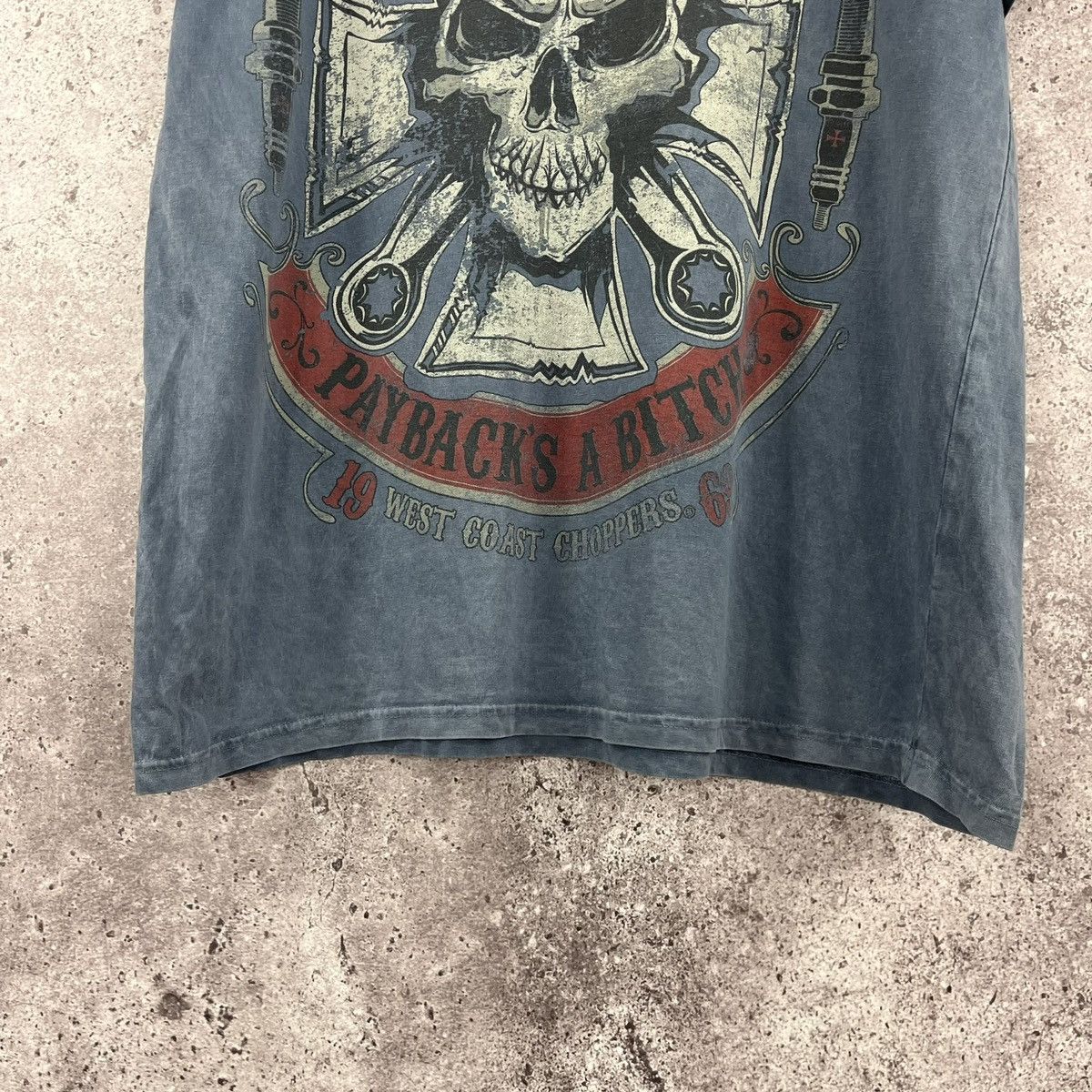 Other West Coast Choppers Bike T-Shirt Big Scull Logo Size XL Size US XL / EU 56 / 4 - 4 Thumbnail