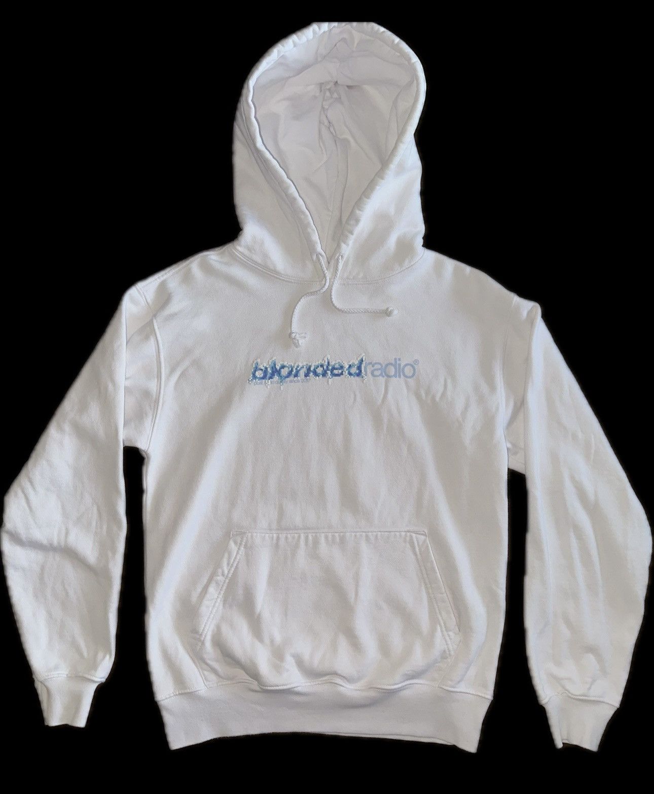 image of Frank Ocean Homer Iceman Hoodie in White, Men's (Size Small)