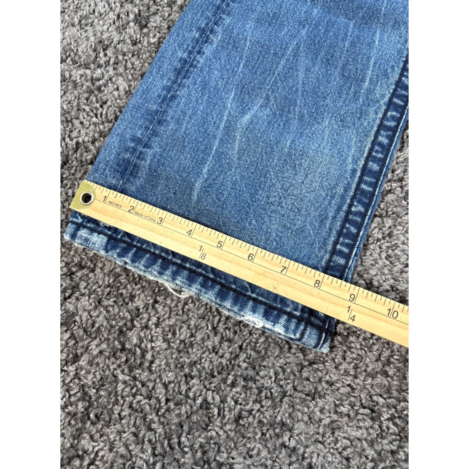 True Religion VINTAGE True Religion Jeans Bootcut Jeans Light Wash Distressed 36x34 Men Blue 34 In Inseam Size US 36 / EU 52 - 3 Thumbnail