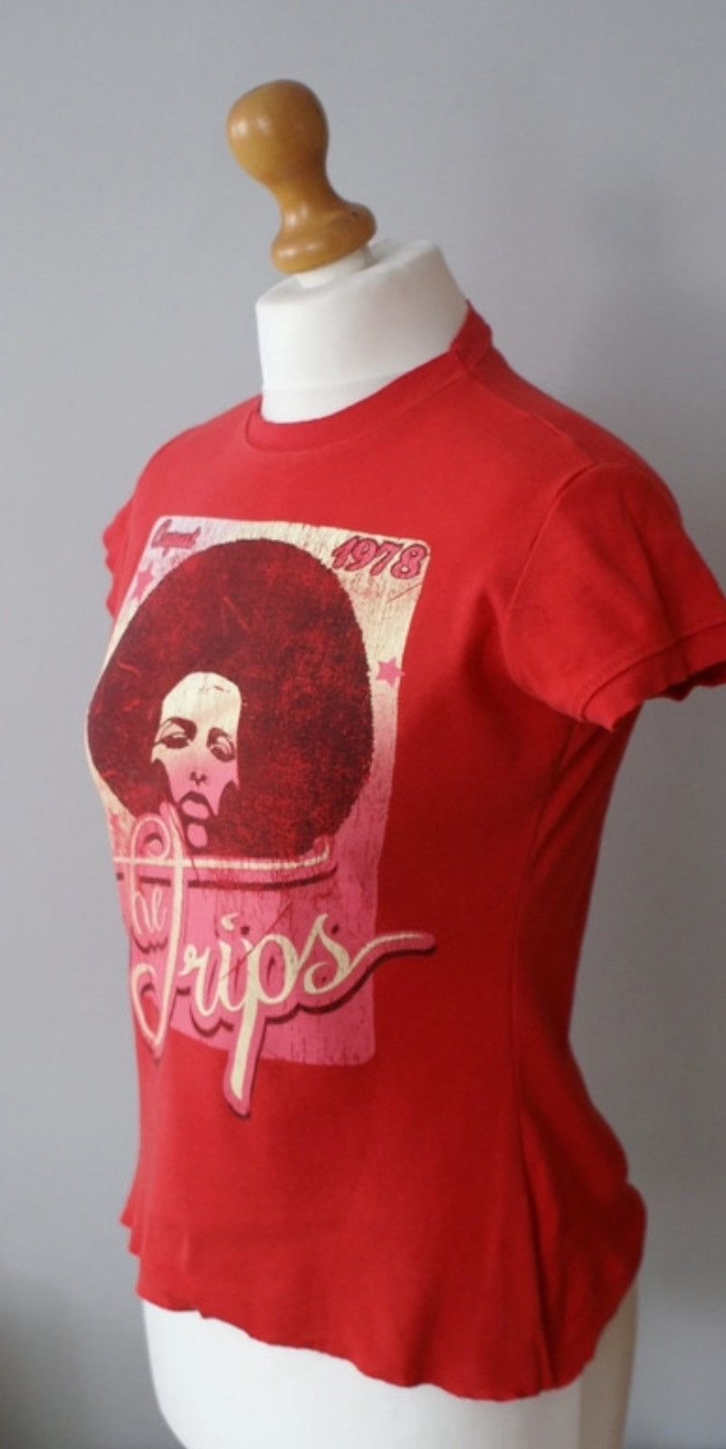 Vintage Vintage Ladies Funky shirt, Afro shirt, psychodelic Size XS / US 0-2 / IT 36-38 - 3 Thumbnail