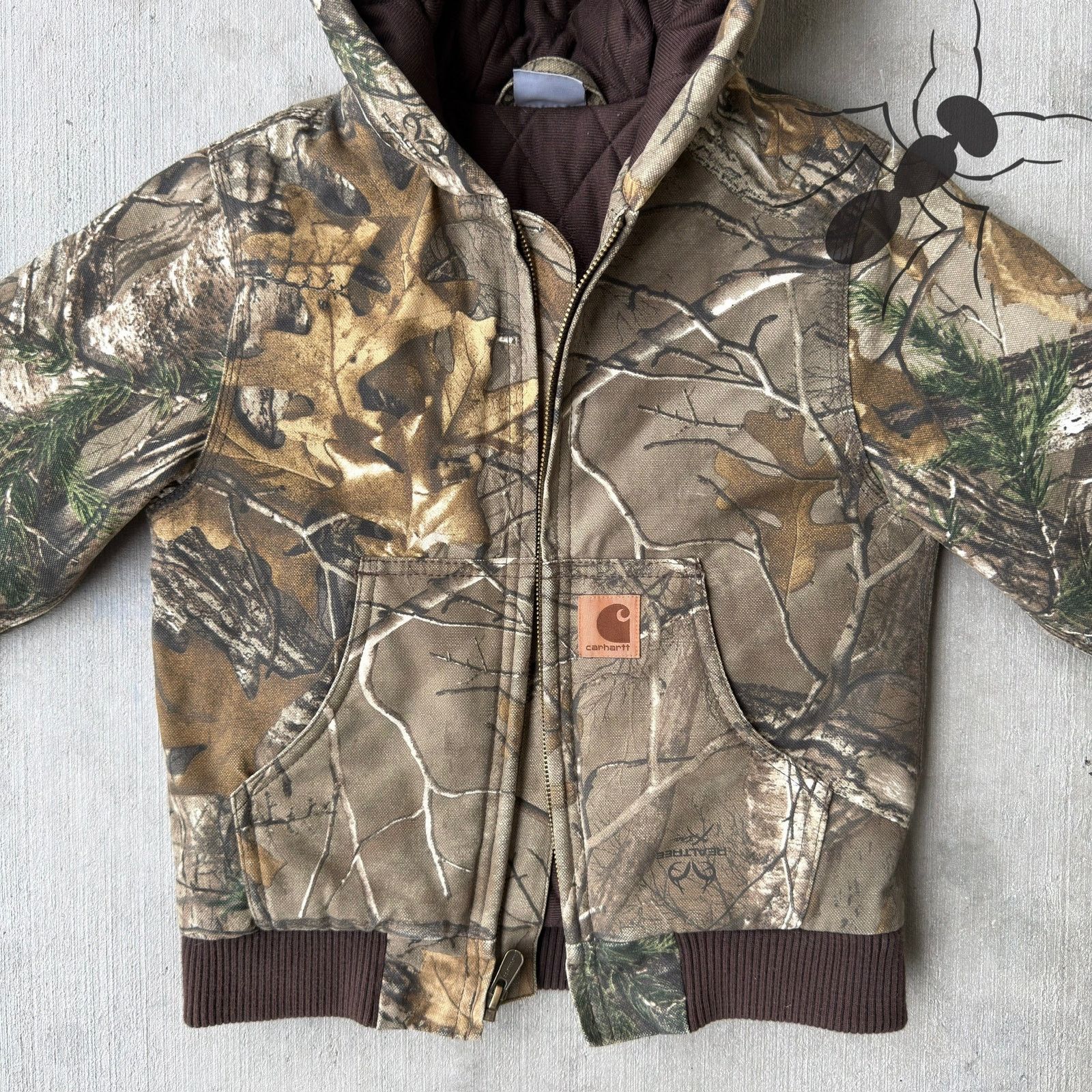 Carhartt × Vintage Carhartt YOUTH realtree camo work wear jacket Size US XS / EU 42 / 0 - 3 Thumbnail