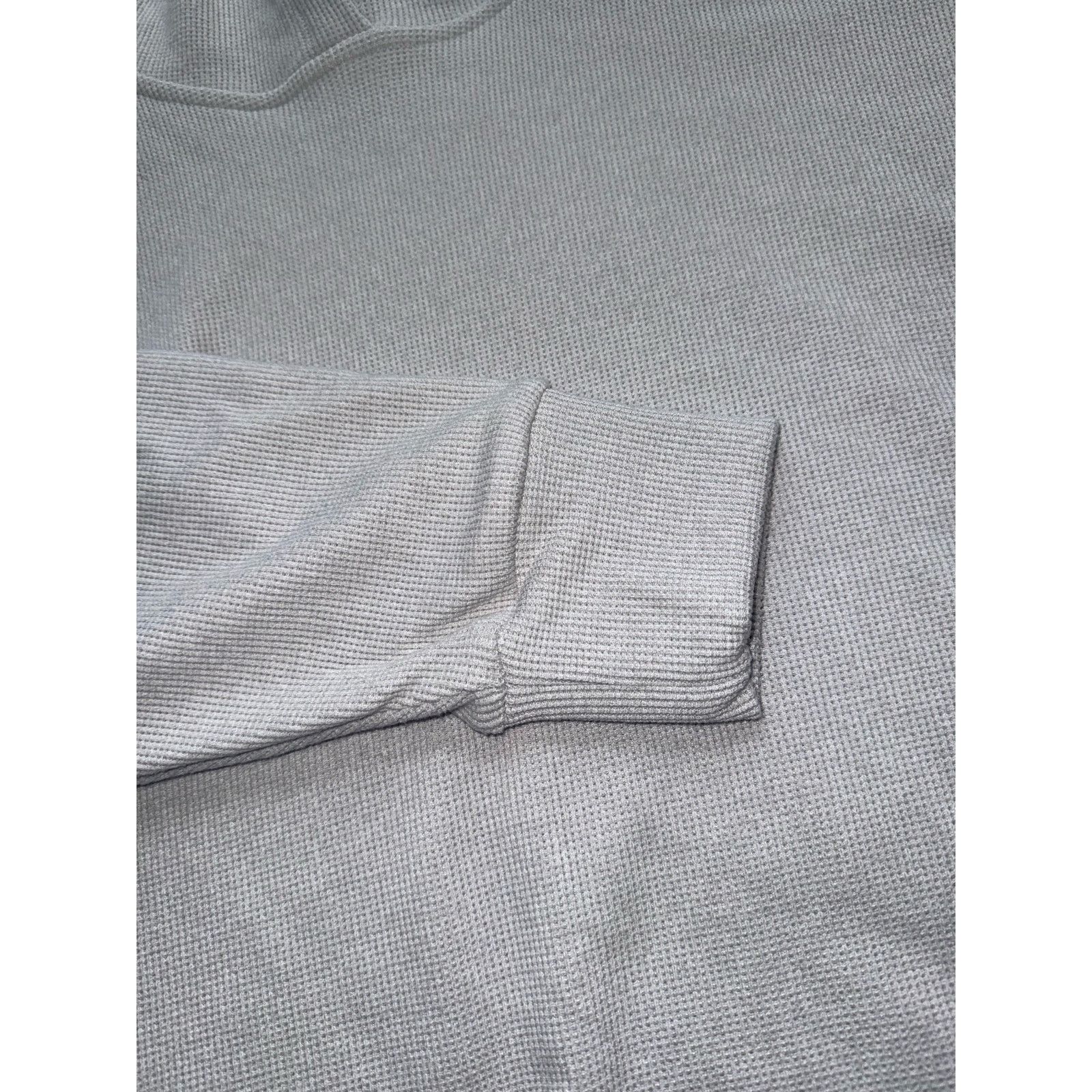 Hollister Hollister Gilly Hicks Cozy Waffle Hoodie - Light Gray, Large Size L / US 10 / IT 46 - 3 Thumbnail