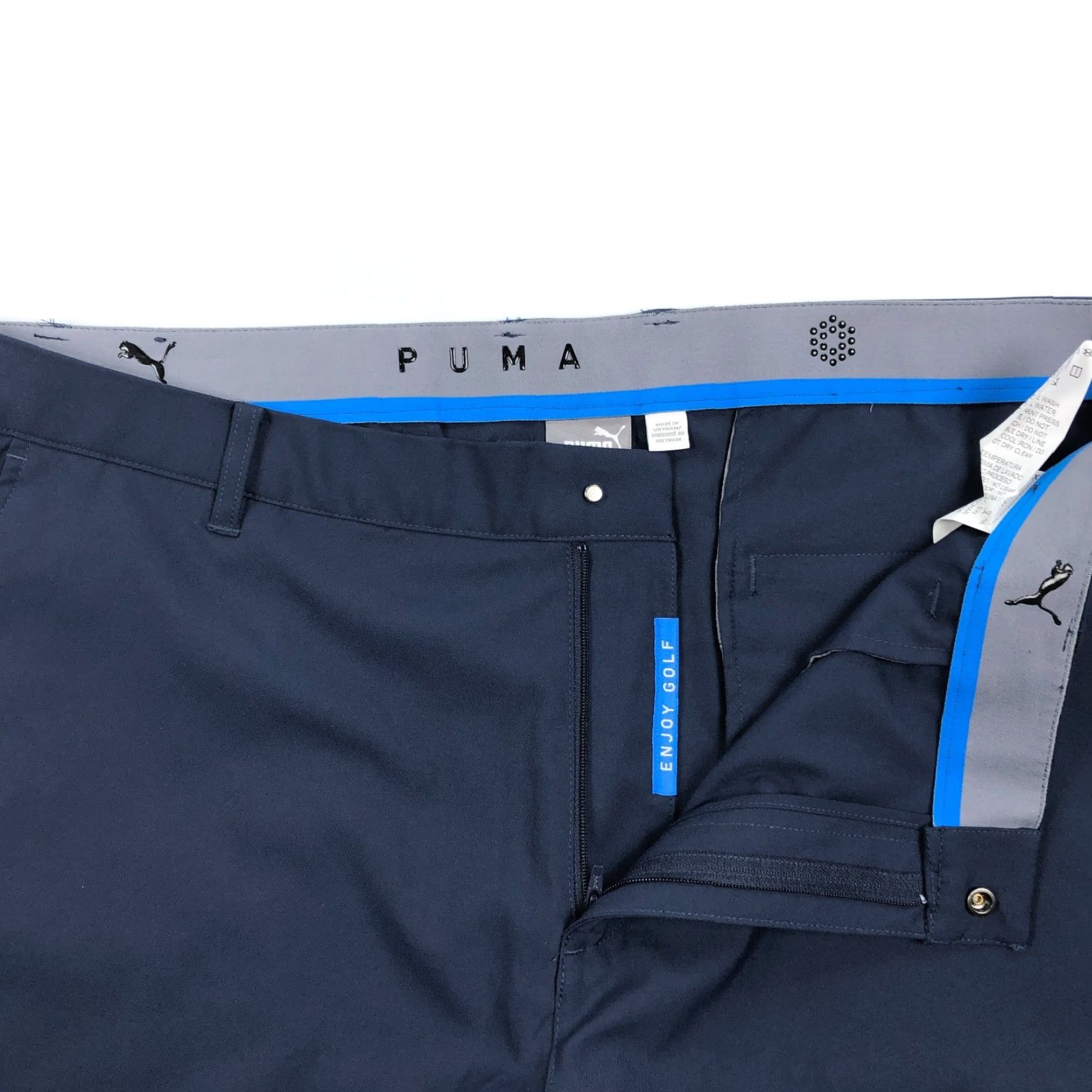 Puma Puma Golf Pants Mens 38x32 Blue Jackpot Performance Athletic Pants Mens Regular Straight Front City Golf Sports Activewear Size US 38 / EU 54 - 7 Thumbnail