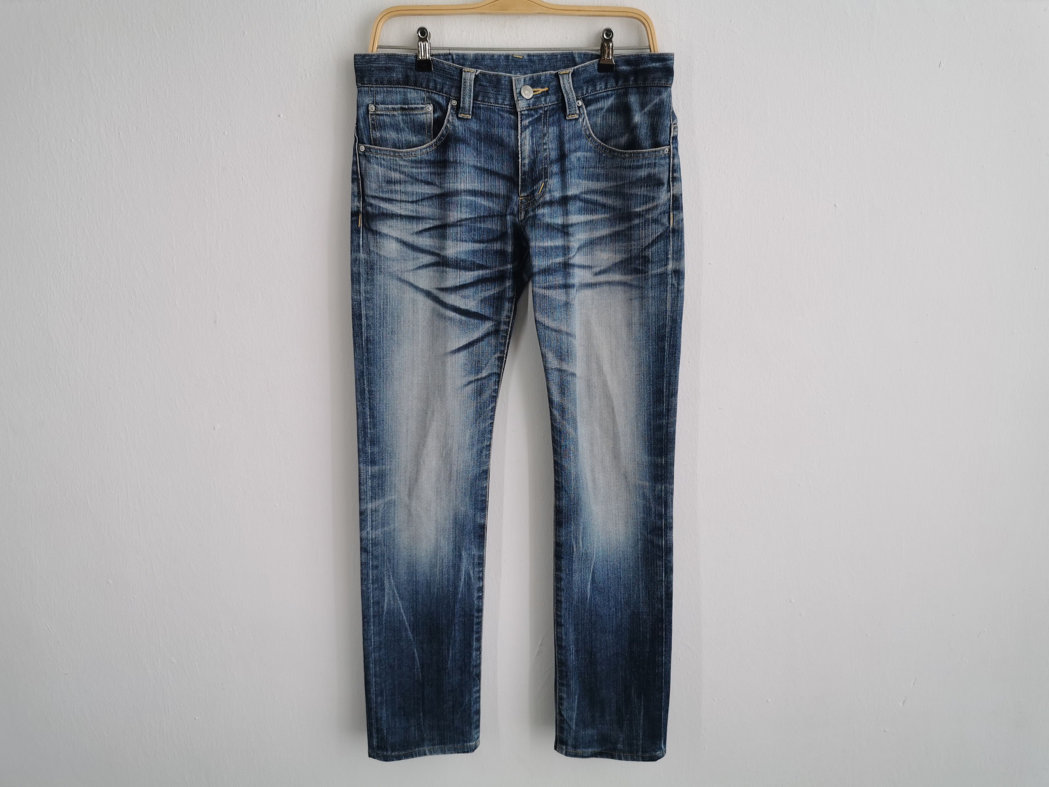 Japanese Brand Distressed Vintage 90s Tornado Mart Denim Made In Japan Size US 31 - 2 Thumbnail