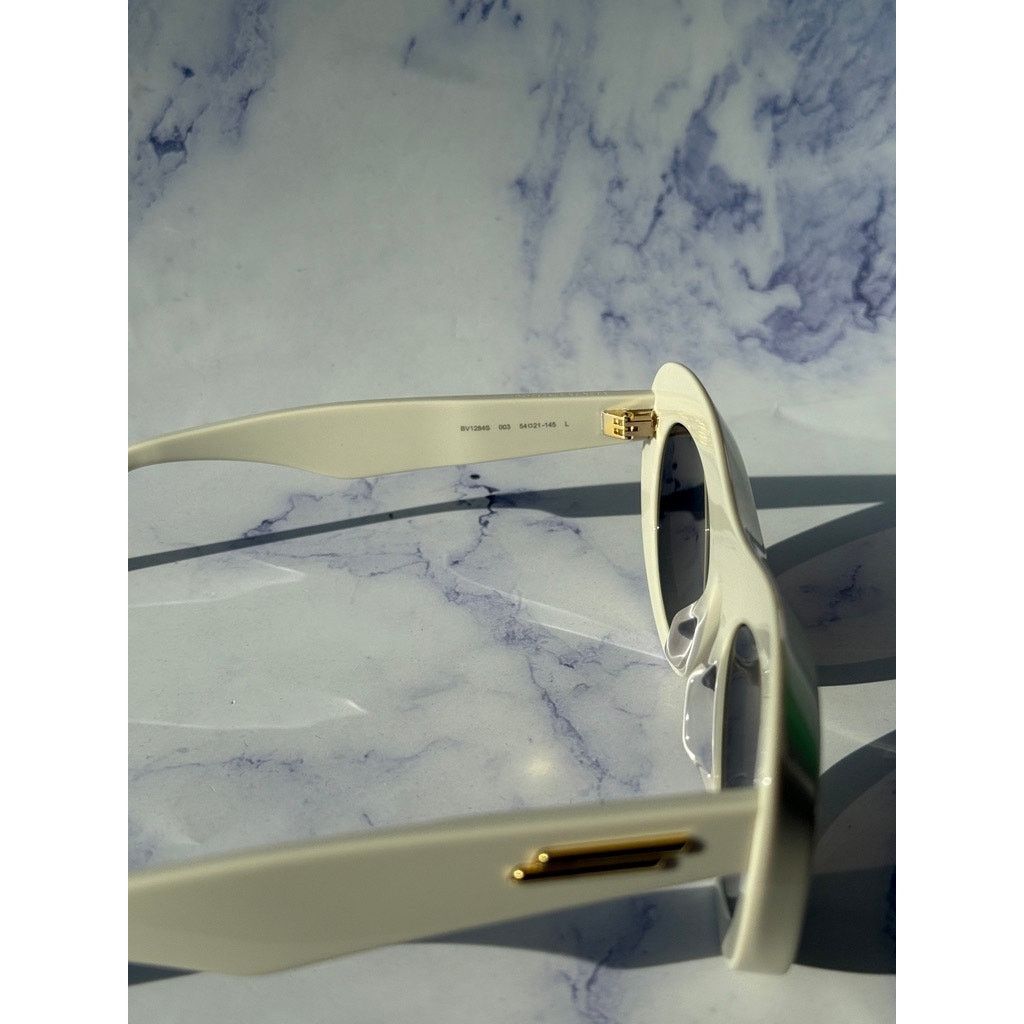 Bottega Veneta NEW Bottega Veneta BV1284S Ivory Mask Aviator Sunglasses Size ONE SIZE - 8 Thumbnail