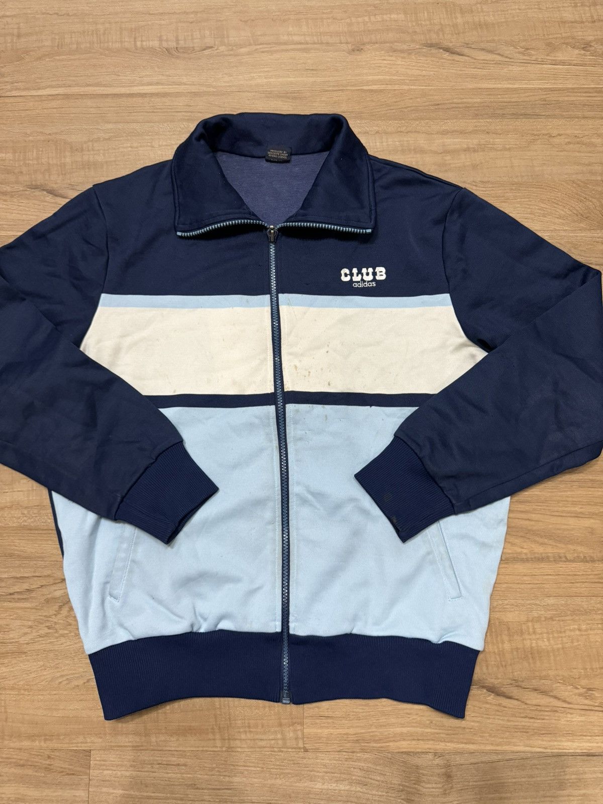 image of 80’S Adidas Club Tracktop in Blue, Men's (Size Medium)