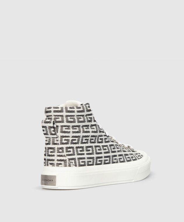 Givenchy o1srvl11e0225 Hi-Top Sneakers in White/Black Size US 11 / EU 44 - 3 Thumbnail