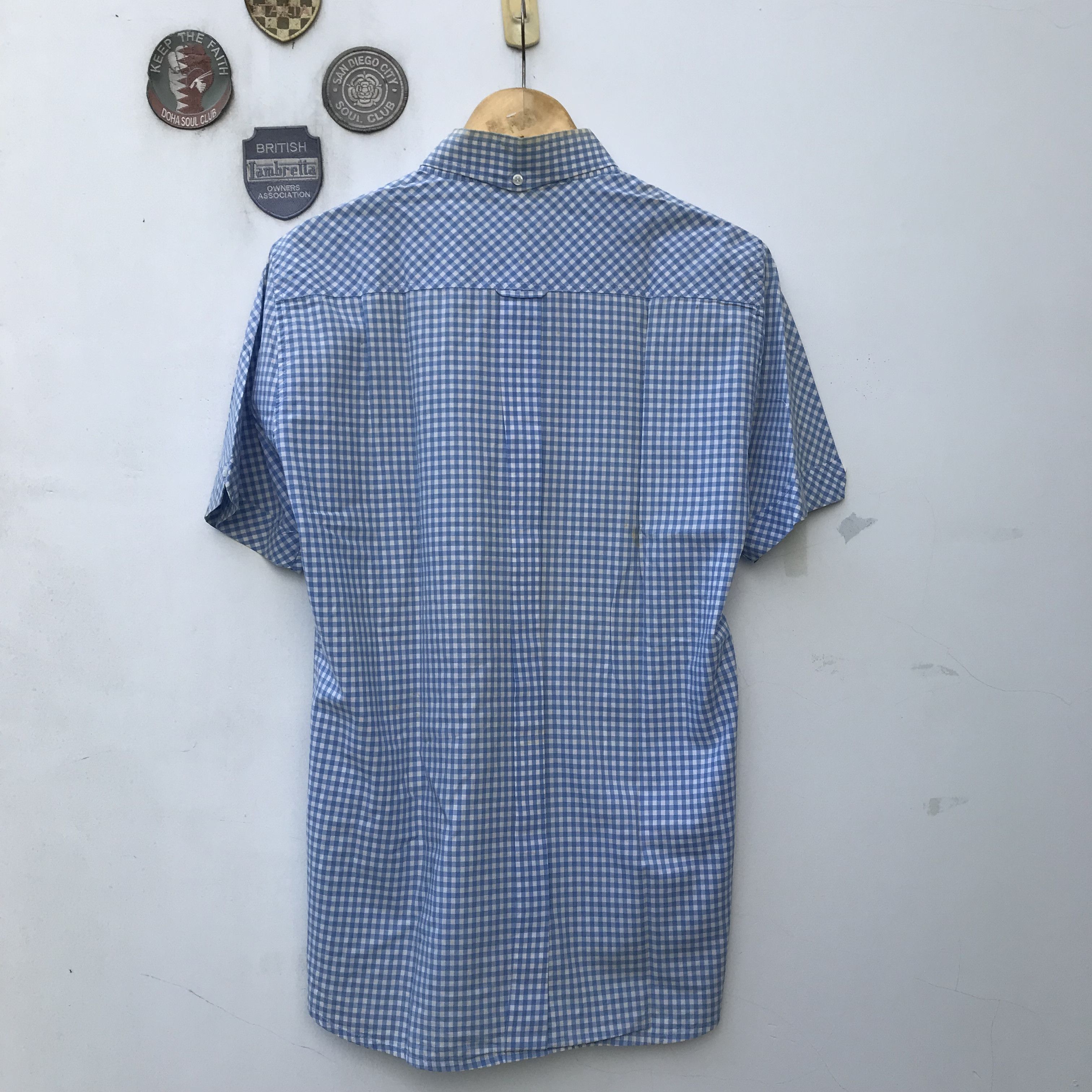 Other UK × Vintage Alfie Dandy Skinheads shirt Blue Gingham Trimfit button down Size US M / EU 48-50 / 2 - 12 Thumbnail