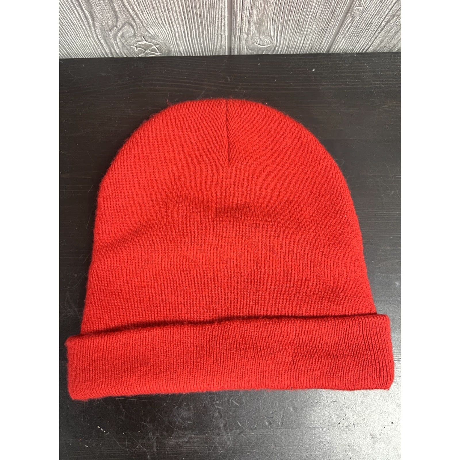 Budweiser VINTAGE Budweiser Beanie Mens S Red 90s Beer Winter Cap Stocking Style Size ONE SIZE - 2 Thumbnail