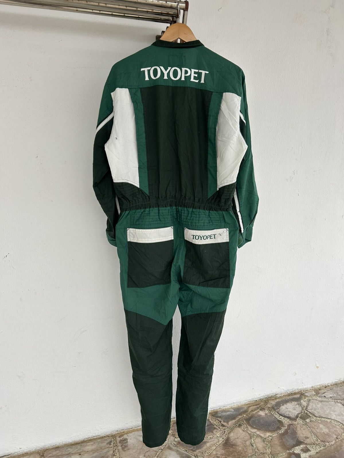 Vintage Toyopet Toyota Techno Vintage Coverall Japan Green Size US 34 / EU 50 - 1 Thumbnail