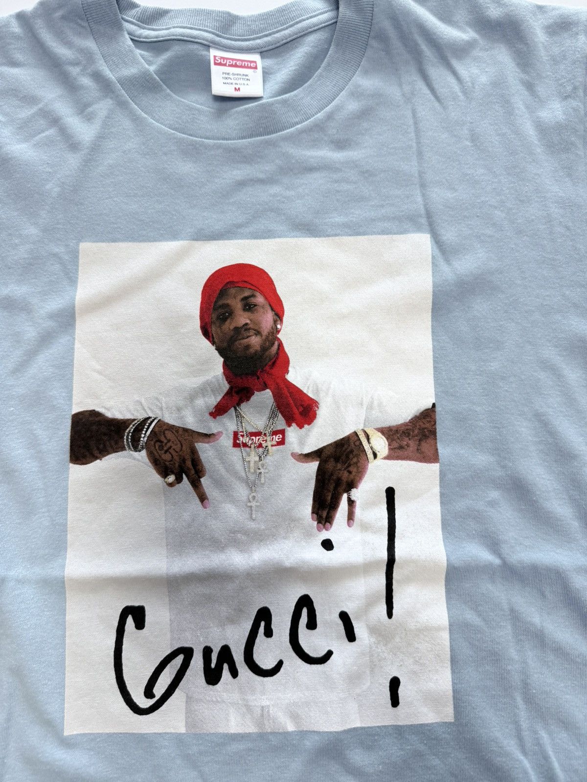 Supreme Supreme Gucci mane photo tee T-shirt Size US M / EU 48-50 / 2 - 2 Thumbnail