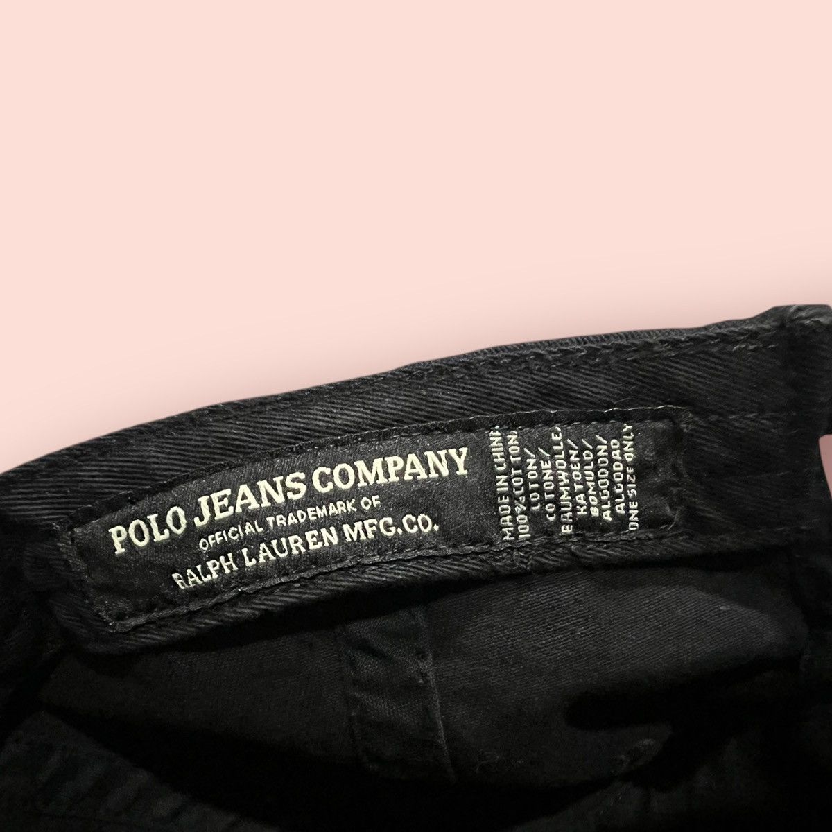 Polo Ralph Lauren × Ralph Lauren × Vintage VINTAGE POLO JEANS PATCHES STRAPBACK CAP Size ONE SIZE - 20 Thumbnail