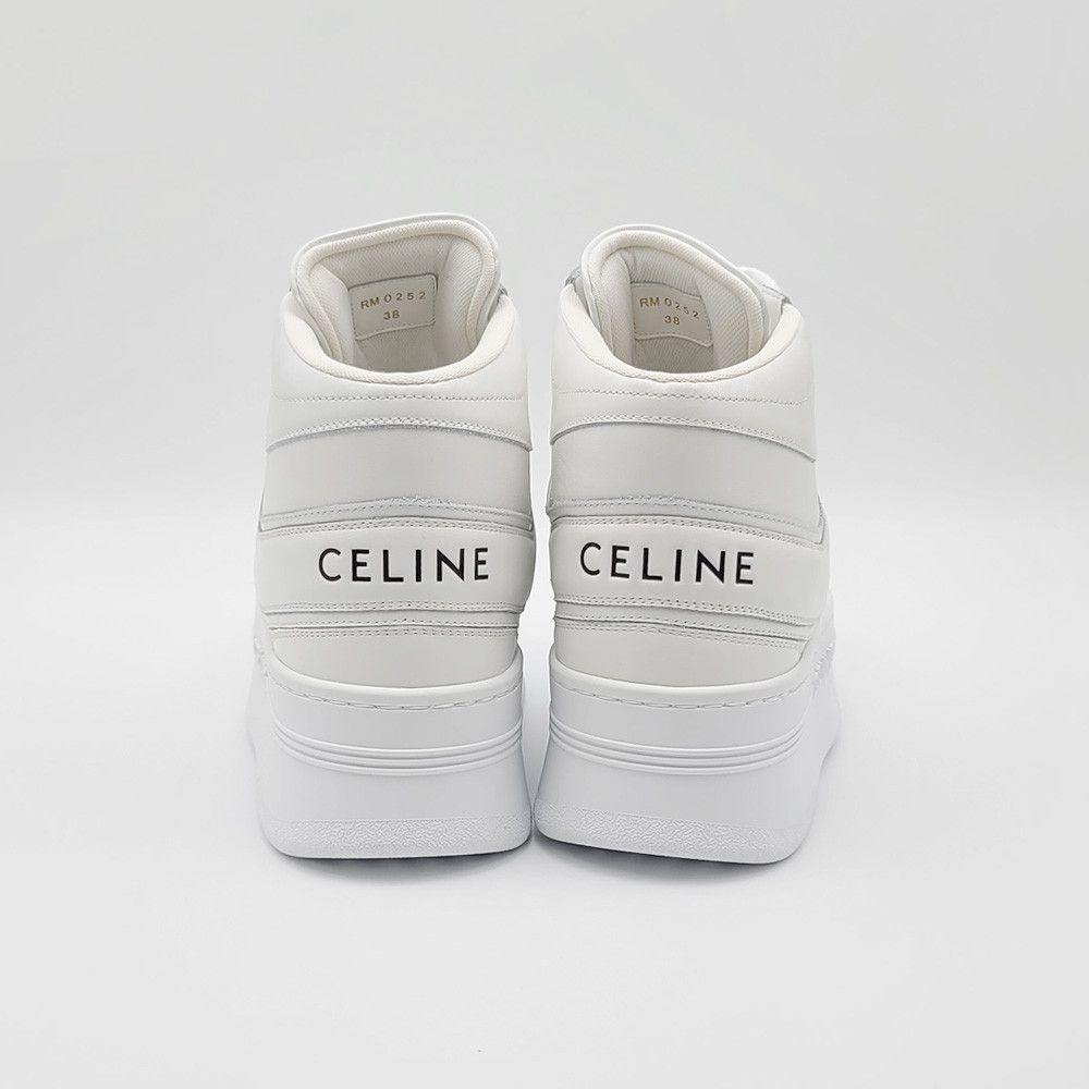 Celine o1bcso1str0225 348593338C Hi-Top Sneakers in White Size US 6 / IT 36 - 6 Thumbnail