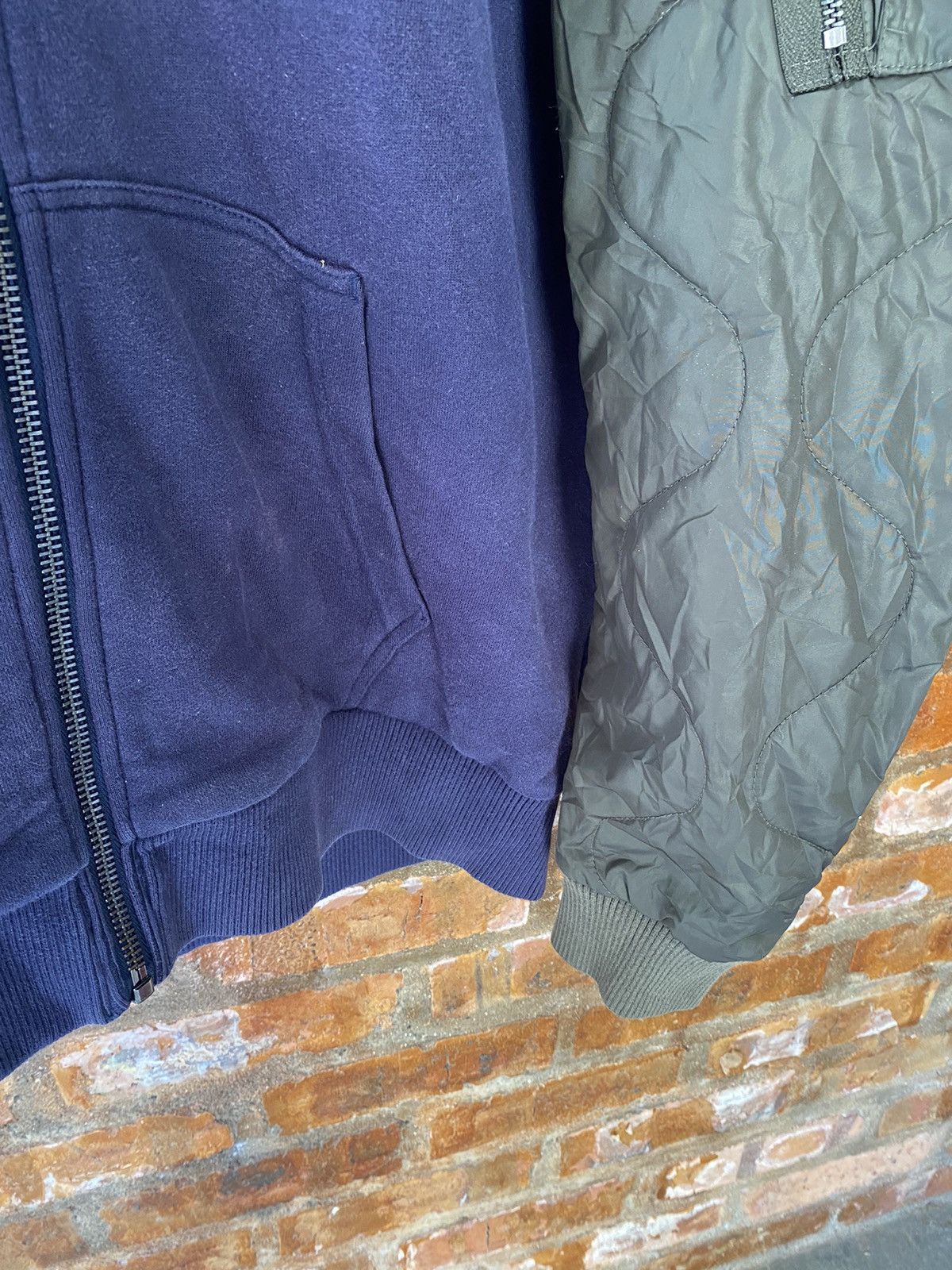 Diesel × If Six Was Nine × Japanese Brand 2000s Diesel hybrid bomber hoodie Size US XL / EU 56 / 4 - 6 Thumbnail