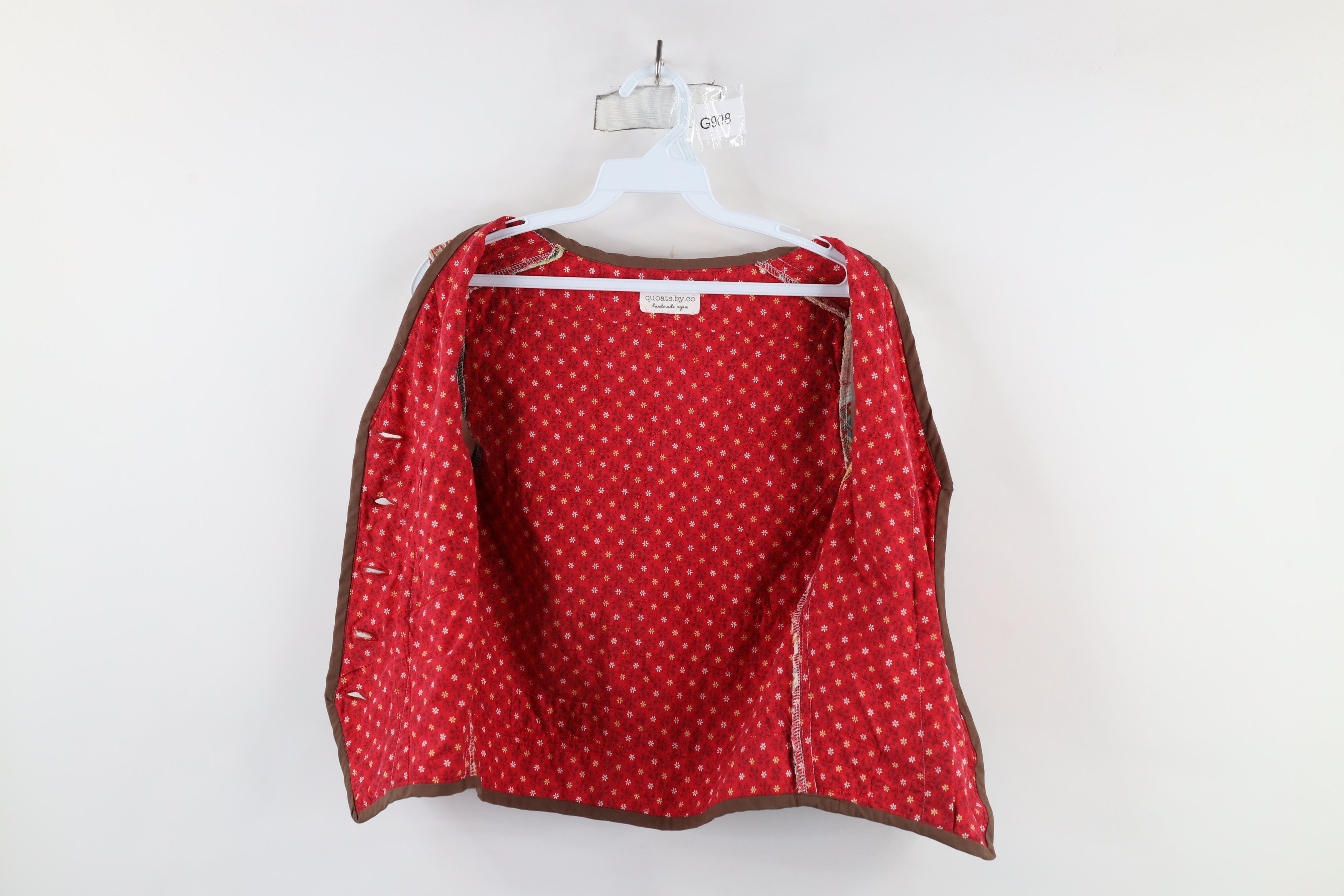 Vintage Vintage Streetwear Quilt Patch Button Vest Jacket USA Size M / US 6-8 / IT 42-44 - 6 Thumbnail