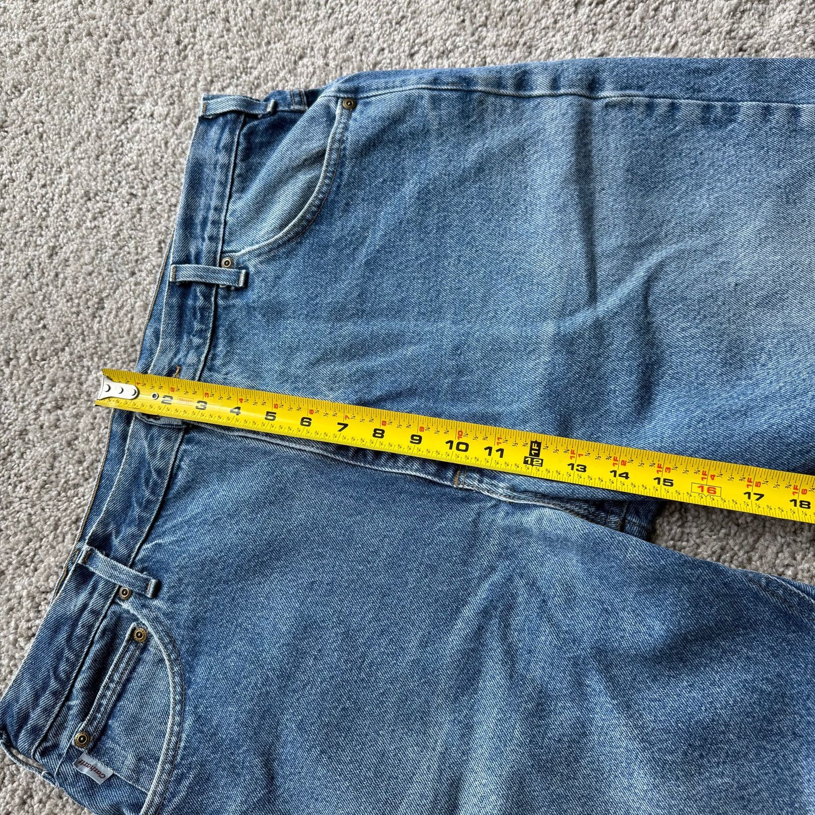 Carhartt Y2K Carhartt B160 DST Blue Jeans Mens 40x32 Relaxed Fit Size US 40 / EU 56 - 6 Thumbnail