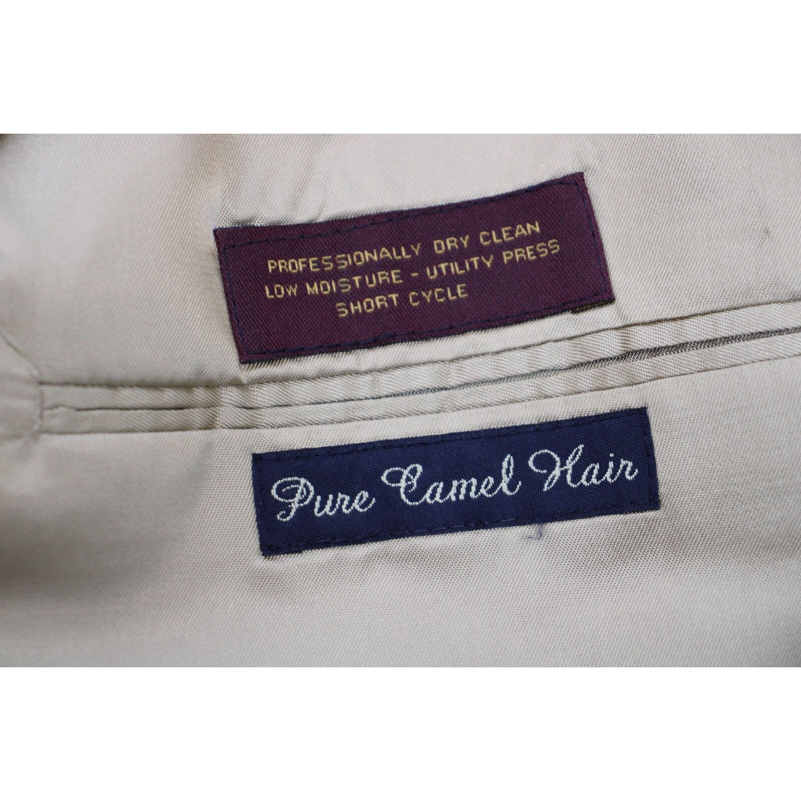 Jos. A. Bank Jos A Bank Blazer Mens 42S Beige Camel Hair Long Sleeve Size 42S - 4 Thumbnail