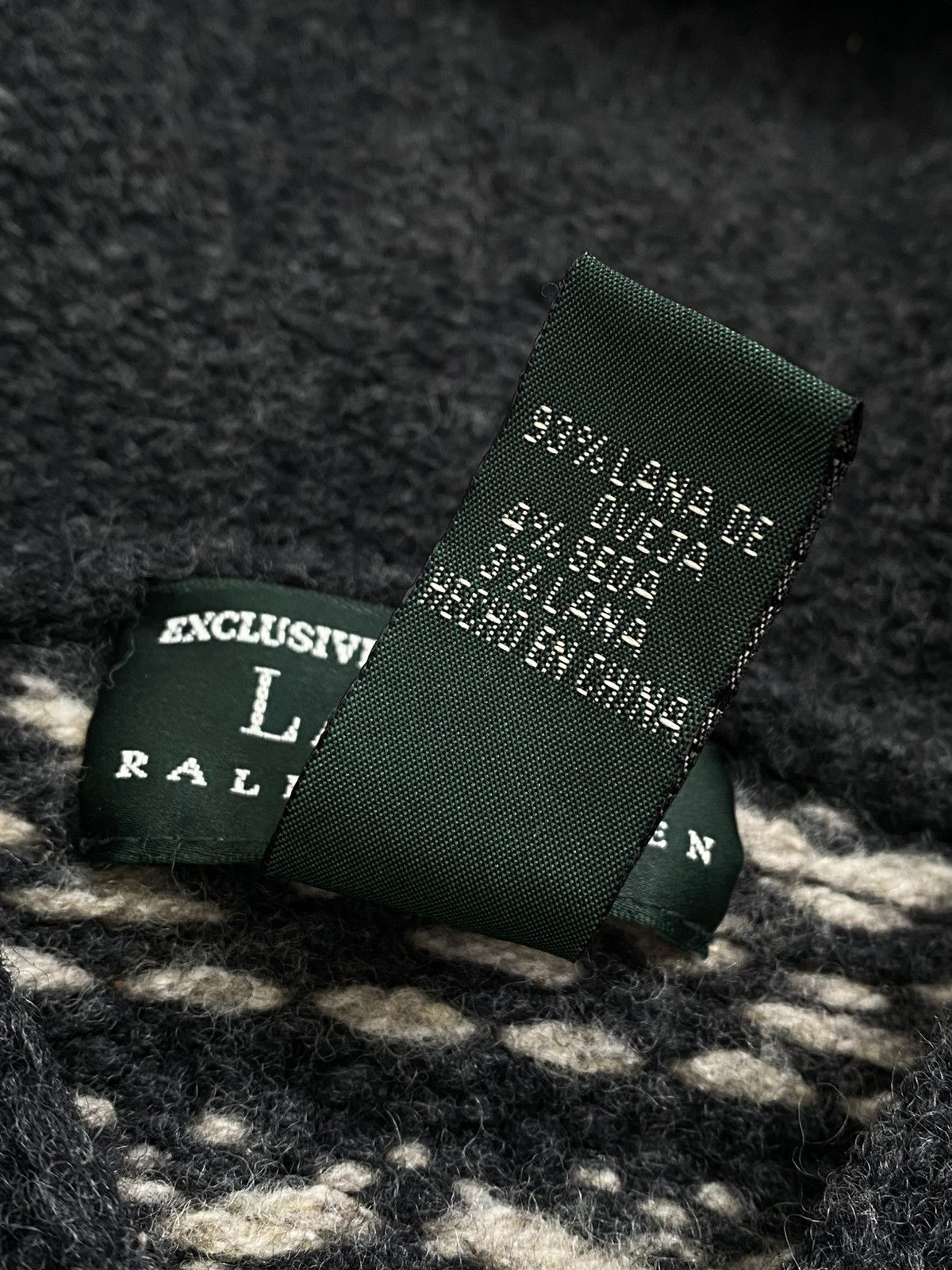 Polo Ralph Lauren × Vintage Vintage Ralph Lauren Wool Hand Knit Reindeer Zip Jacket Size US S / EU 44-46 / 1 - 14 Thumbnail