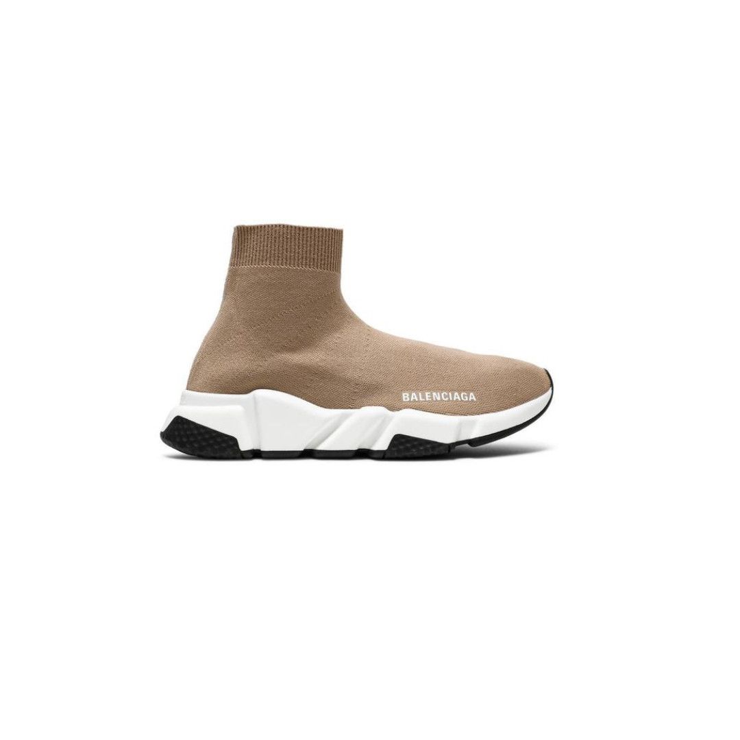 Balenciaga o1bcso1str1024 Speed Sneaker in Beige/White Size US 5 / IT 35 - 1 Preview