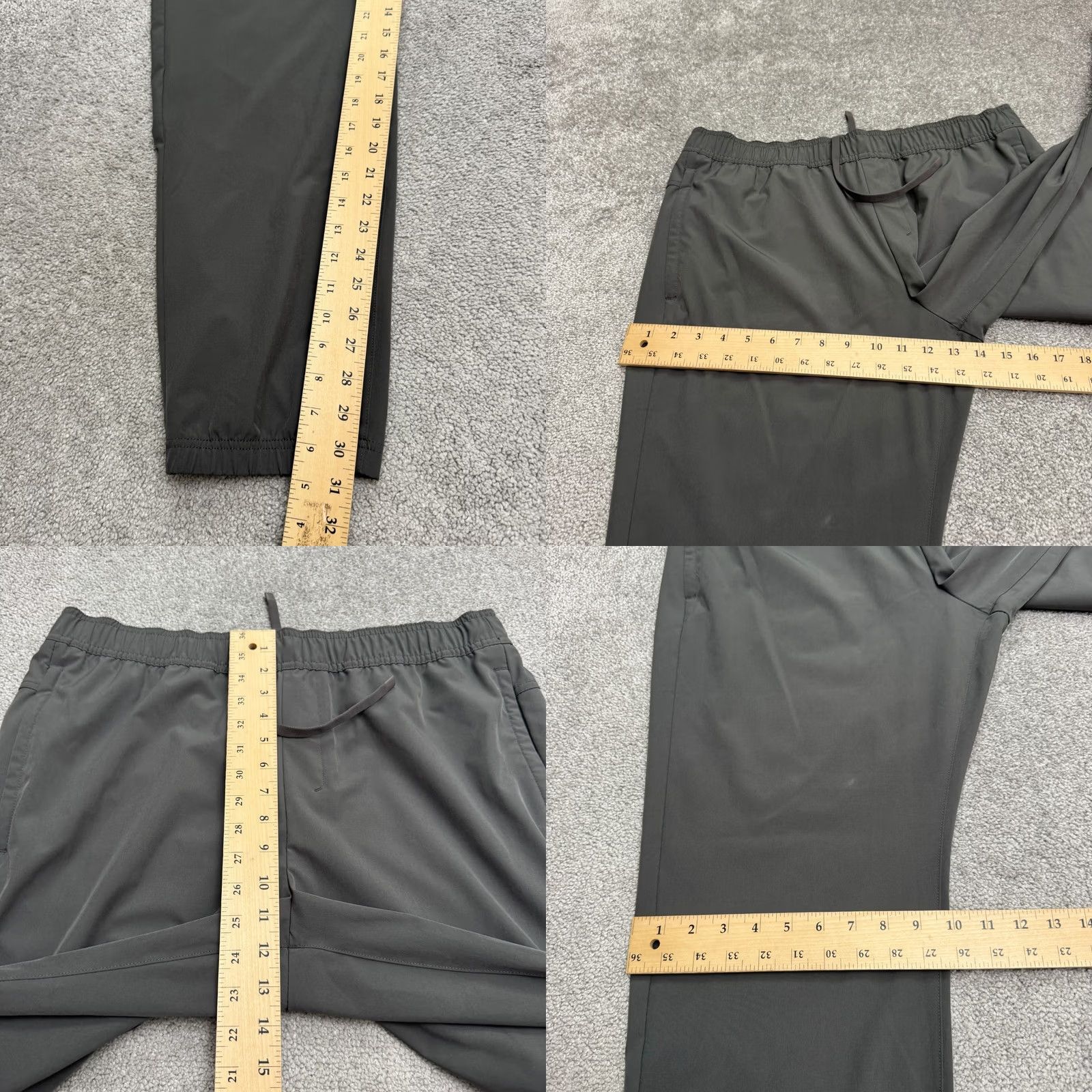Vintage Soybu Mens Large Charcoal Gray Stretch Jogger Track Pants Lightweight Activewear Size US 33 - 9 Thumbnail