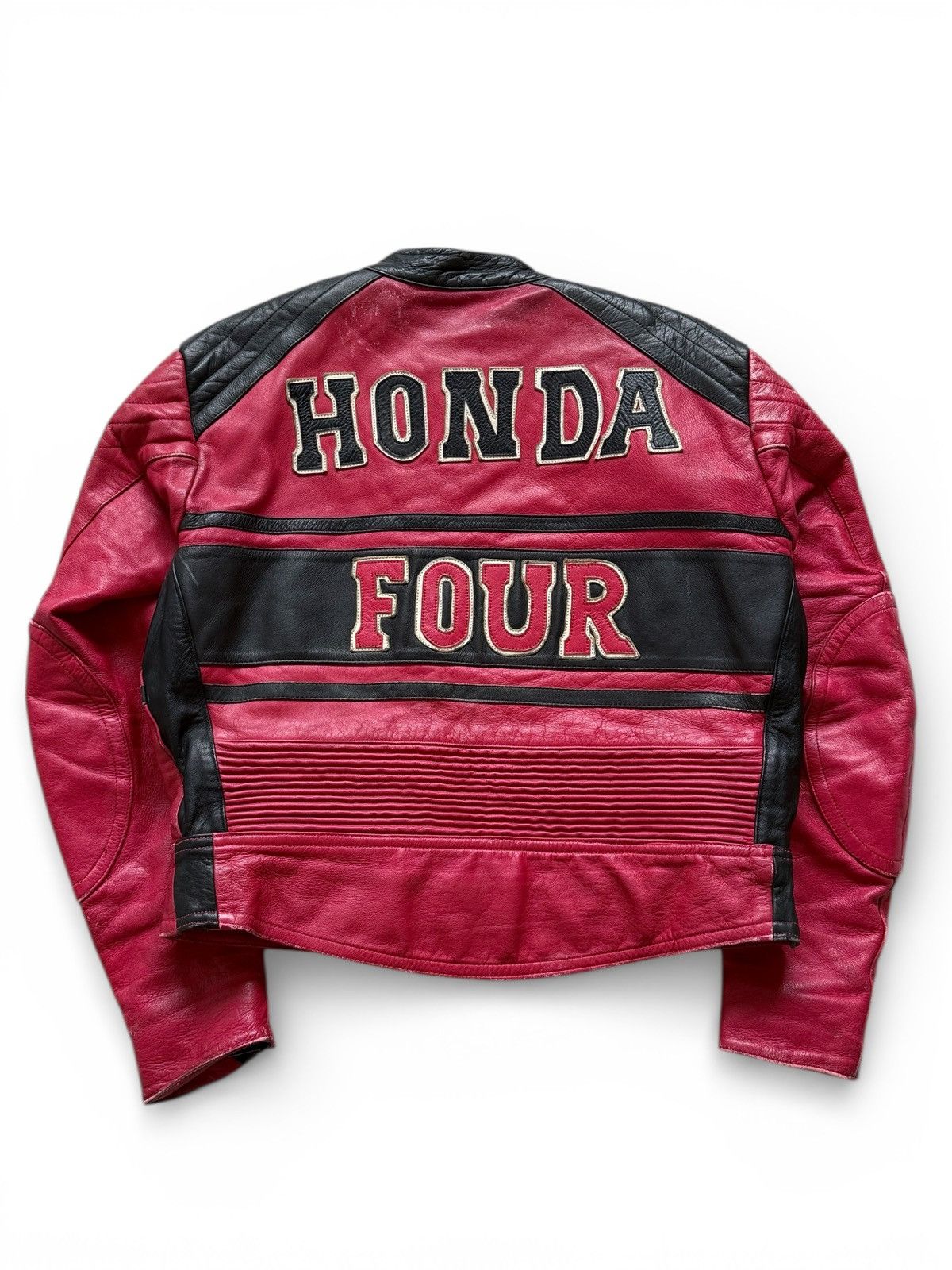 Honda Vintage 90s Honda Racing Leather Jacket Size US M / EU 48-50 / 2 - 3 Thumbnail