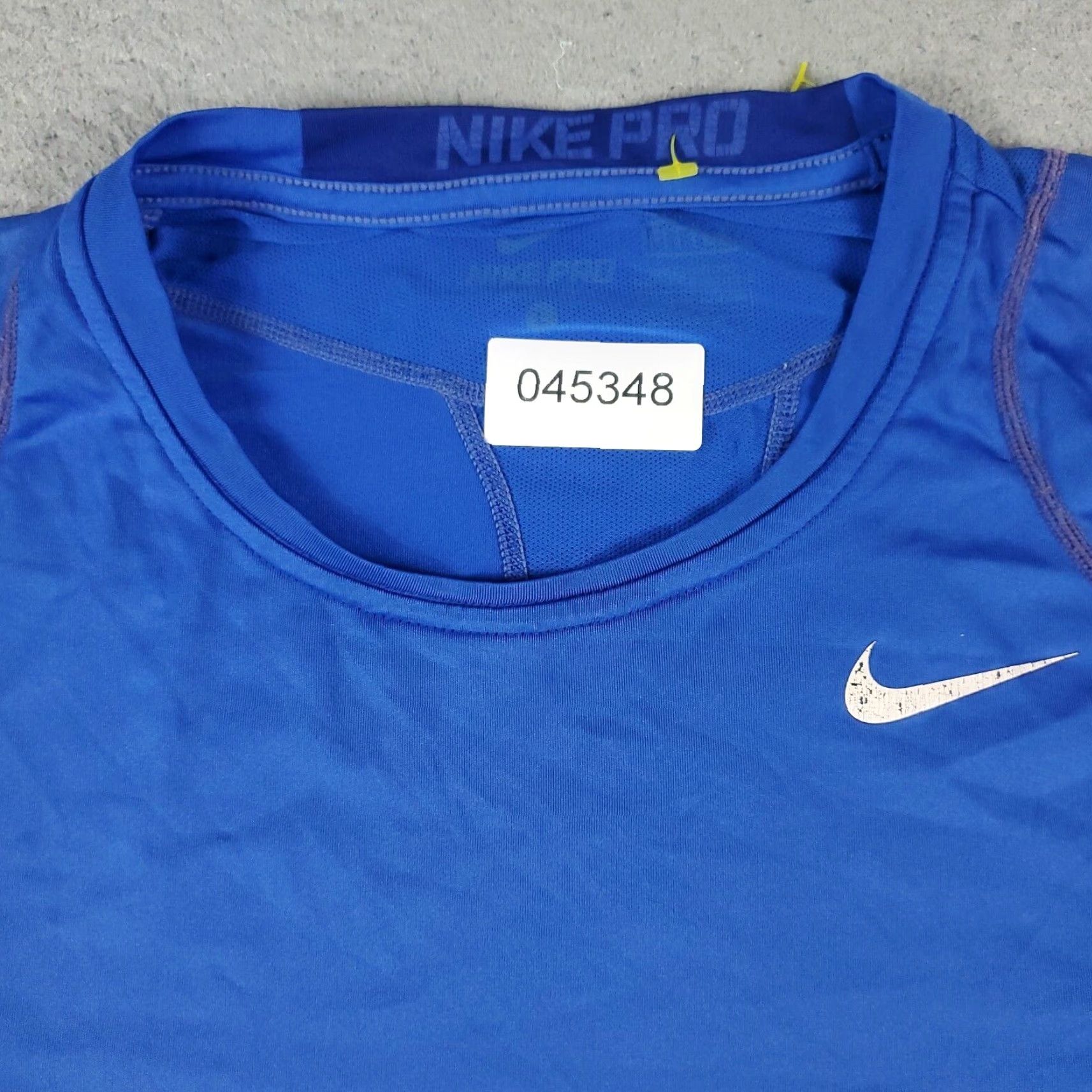 Nike Nike T Shirt Mens XL Blue Pro Swoosh Active Gym Long Sleeve Size US XL / EU 56 / 4 - 2 Thumbnail