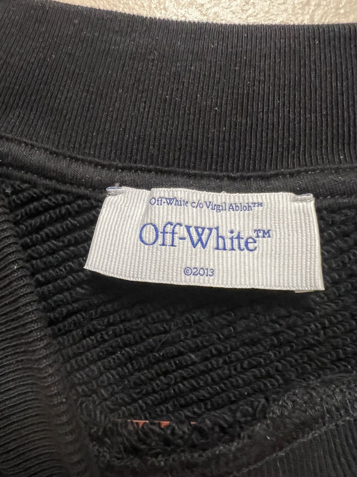 Off-White Off-White Sweatshirt | The Best Ideas Come At Night | XS Size US XS / EU 42 / 0 - 4 Thumbnail