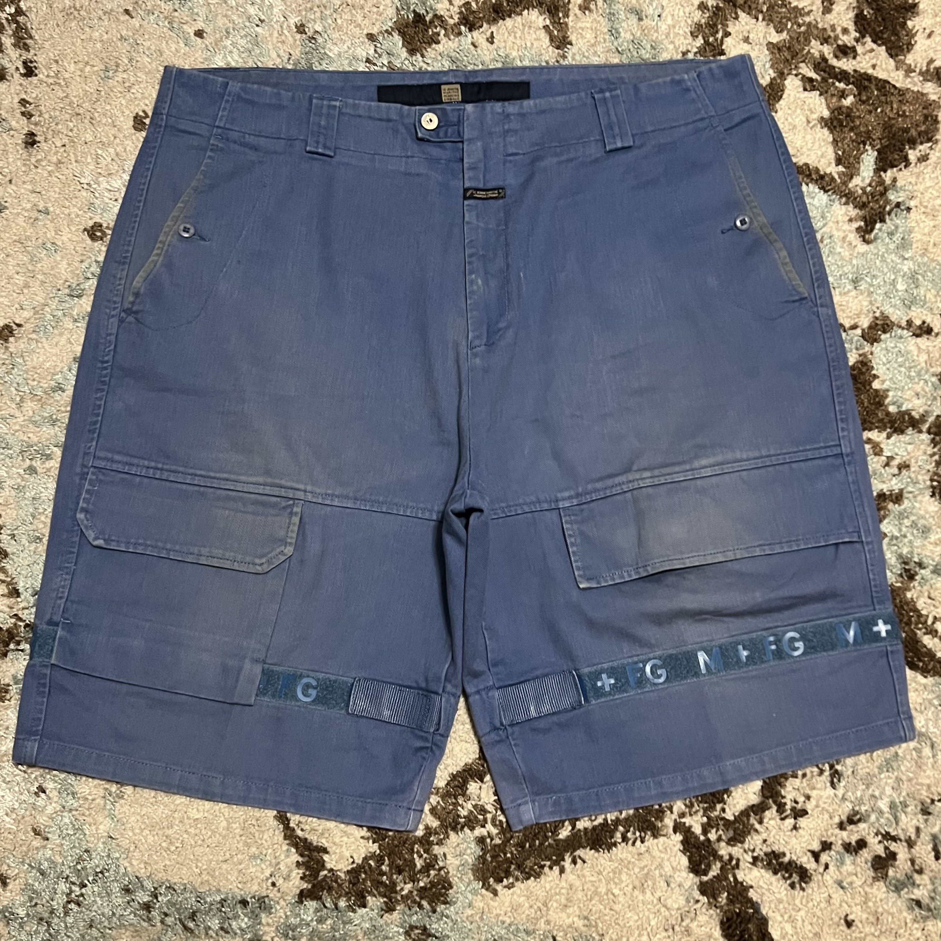 MFG Mens Shorts 36 Blue Denim Vintage Shuttle retailer Tape Cargo