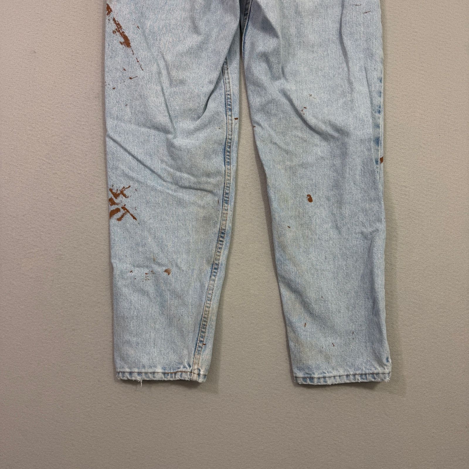 Levi's Vintage Levis 550 Jeans 34x32 Blue Paint Splatter Relaxed Size US 34 / EU 50 - 9 Thumbnail
