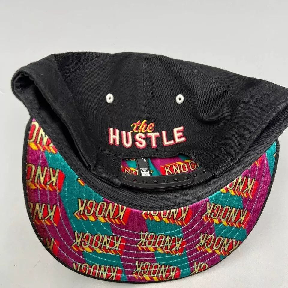 New Era Knock the Hustle Hat Men 9Fifty New Era Snap Back Cap M-L Size ONE SIZE - 6 Thumbnail