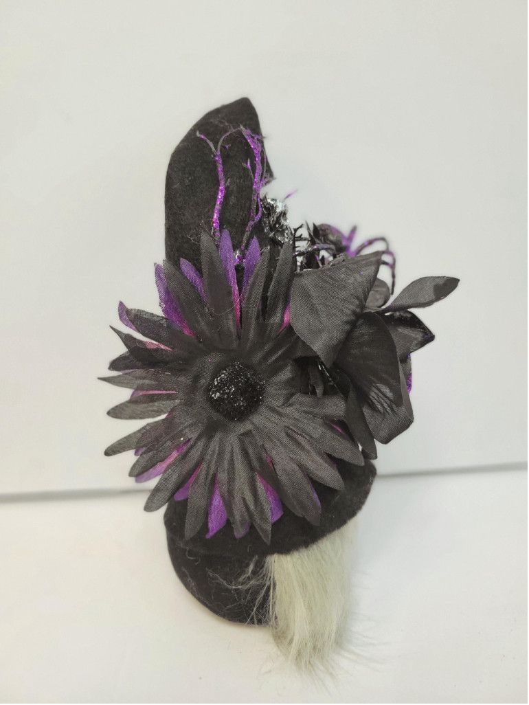 Handmade Spooky glam, dark Elegance, Halloween Gothic gnome Size ONE SIZE - 5 Thumbnail